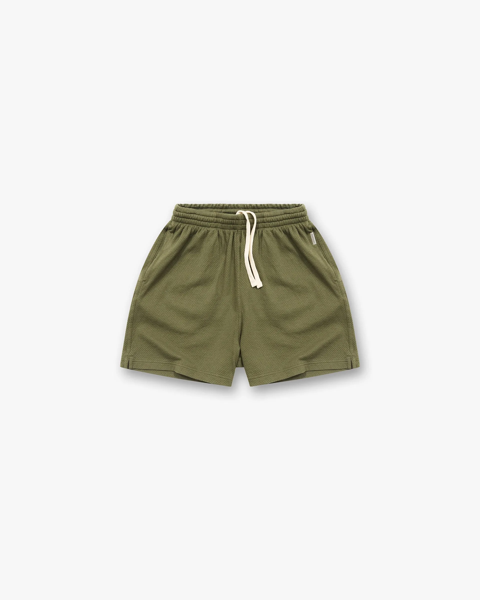 souvenir item Seamless construction Initial Mesh Shorts - Army Green