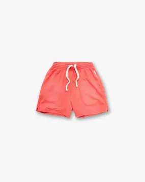 Initial Mesh Shorts - Vintage Red Basic Look