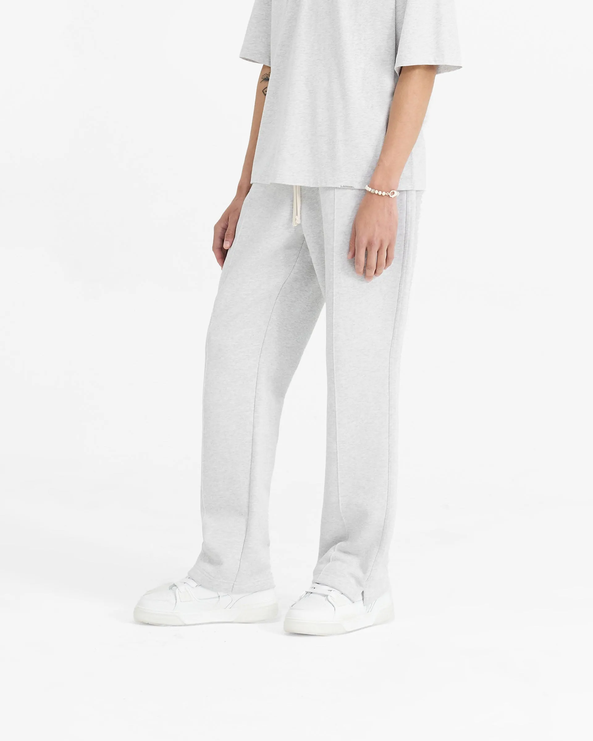 Initial Sweatpant - Ice Grey Marl Stable Shape Flexible Layer