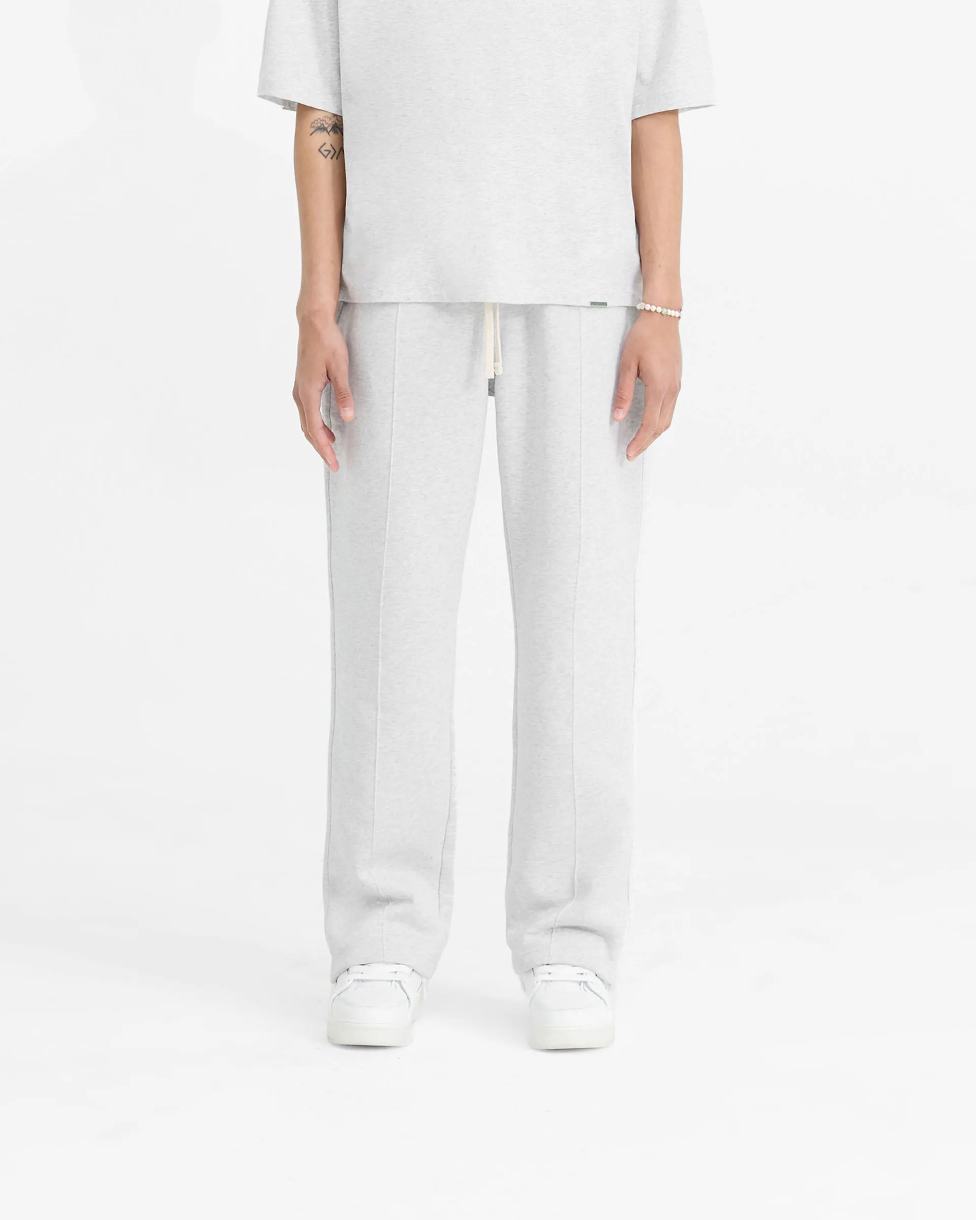 Initial Sweatpant - Ice Grey Marl Body-Hugging Fit