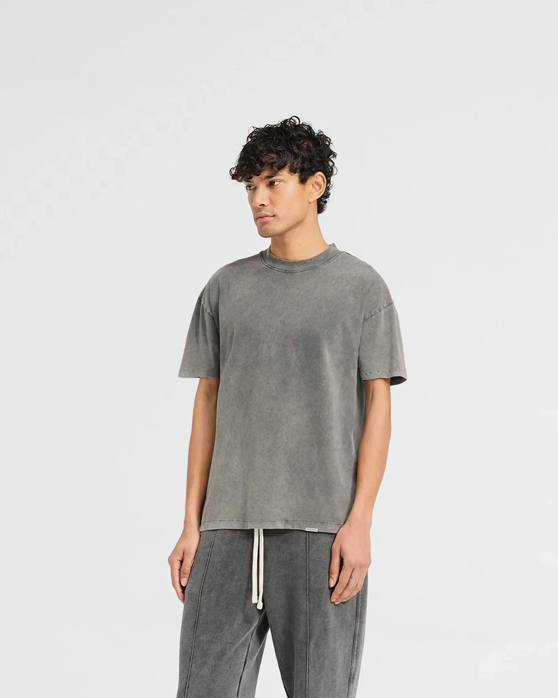 Initial T-Shirt - Vintage Grey Job Interview Easy Layering