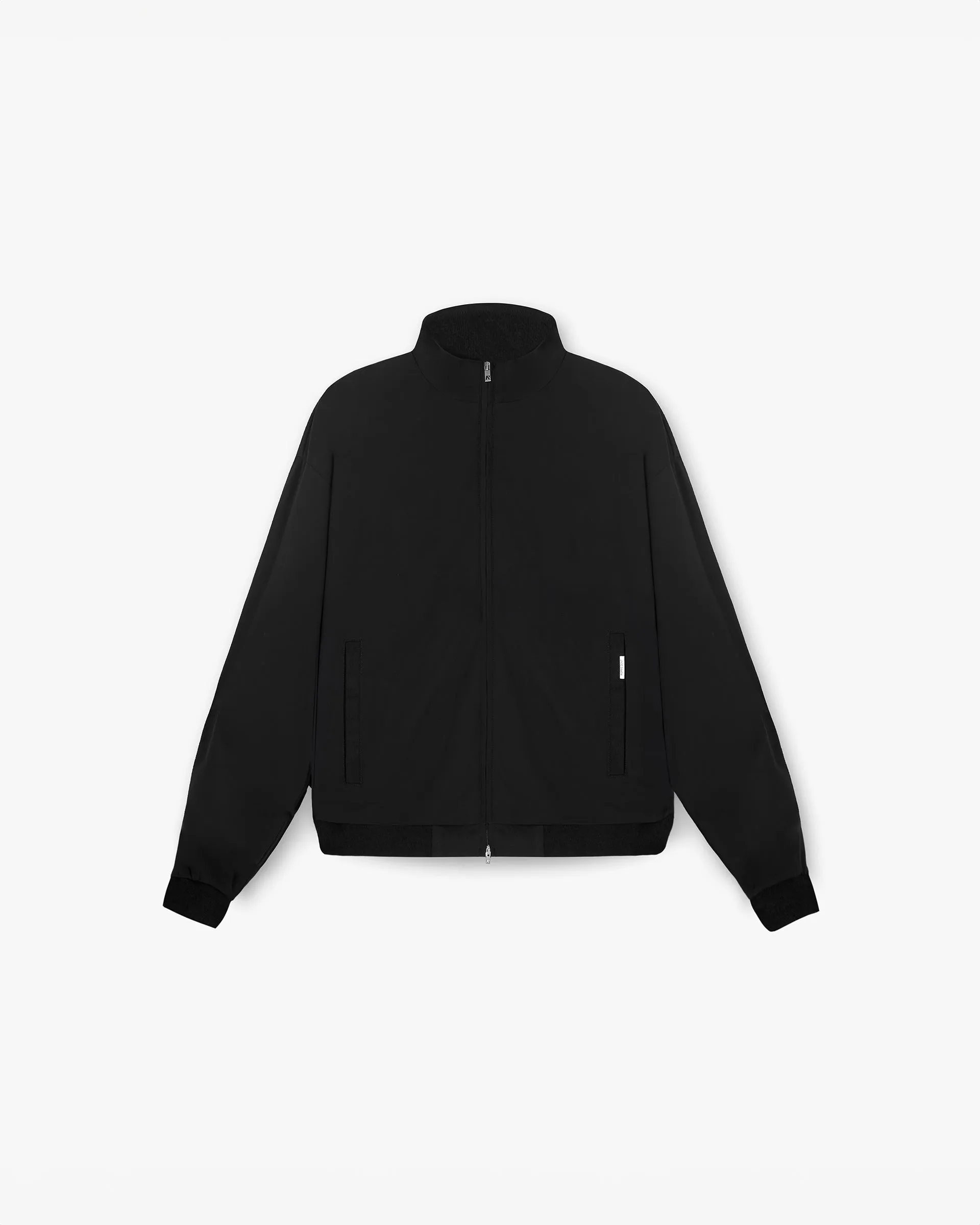 Initial Track Jacket - Black Travel Street Style Modern City Outfit