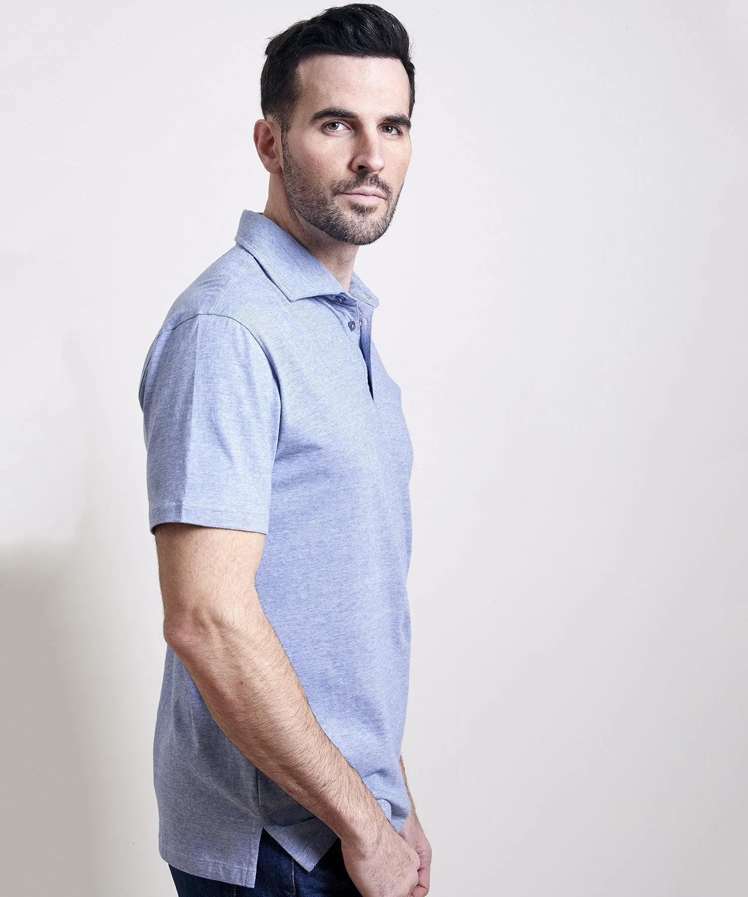 Casual Comfort Left Coast Tee Superfine Polo
