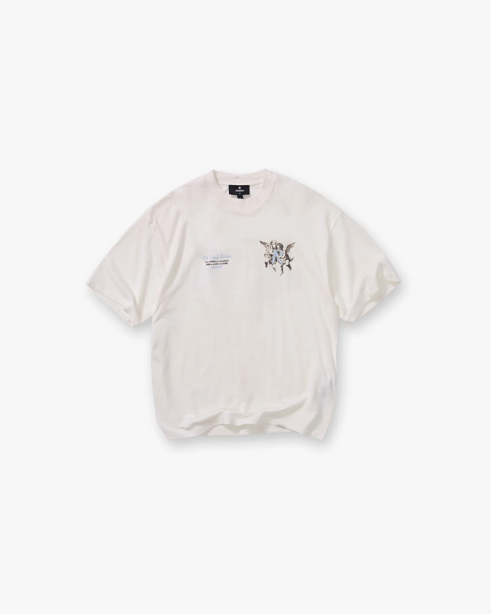 Legacy Cherubs T-Shirt - Flat White Light and Comfortable Trendy Vibes