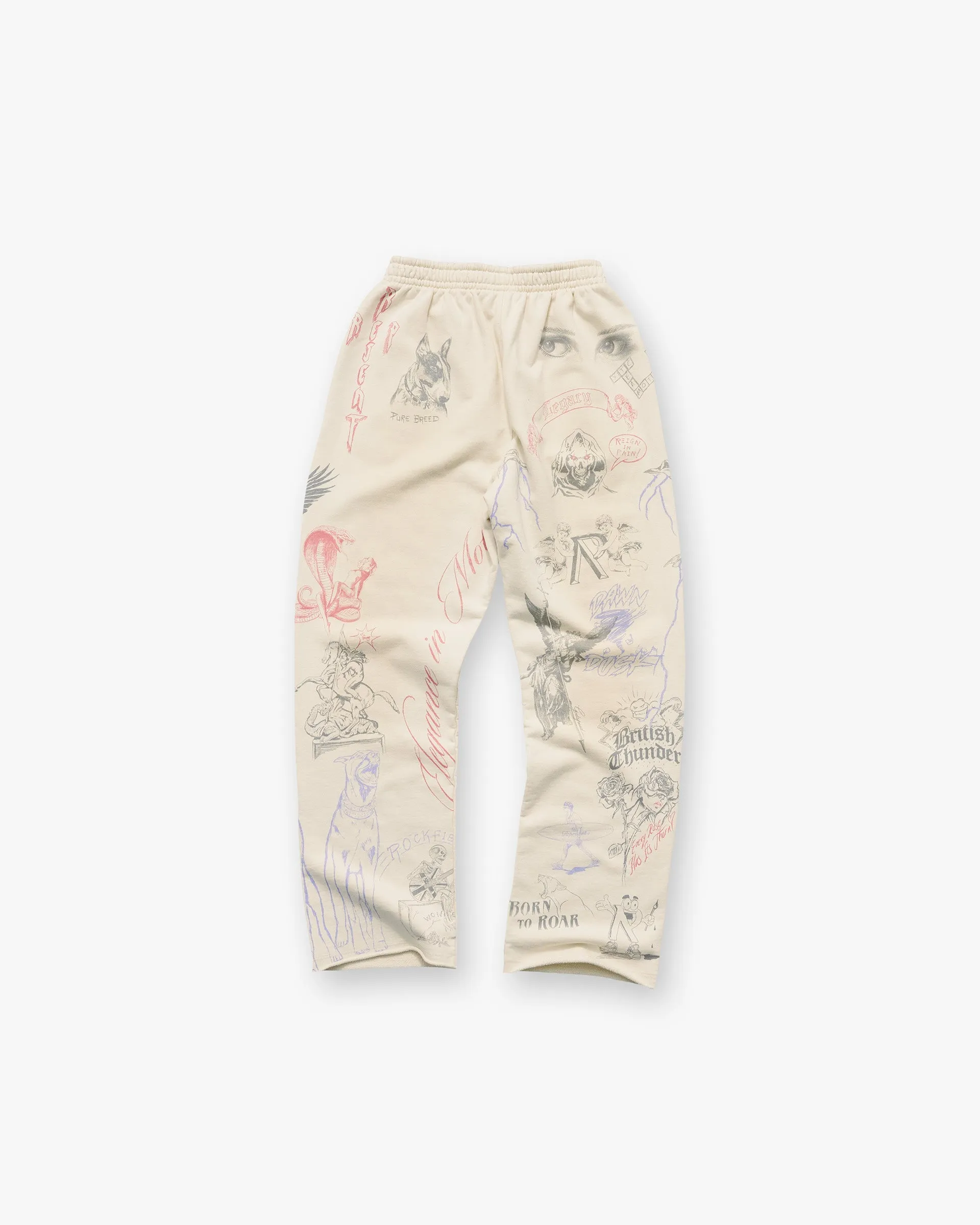 Legacy Sweatpant - Buttercream Four Way Stretch Stretchable Fabric