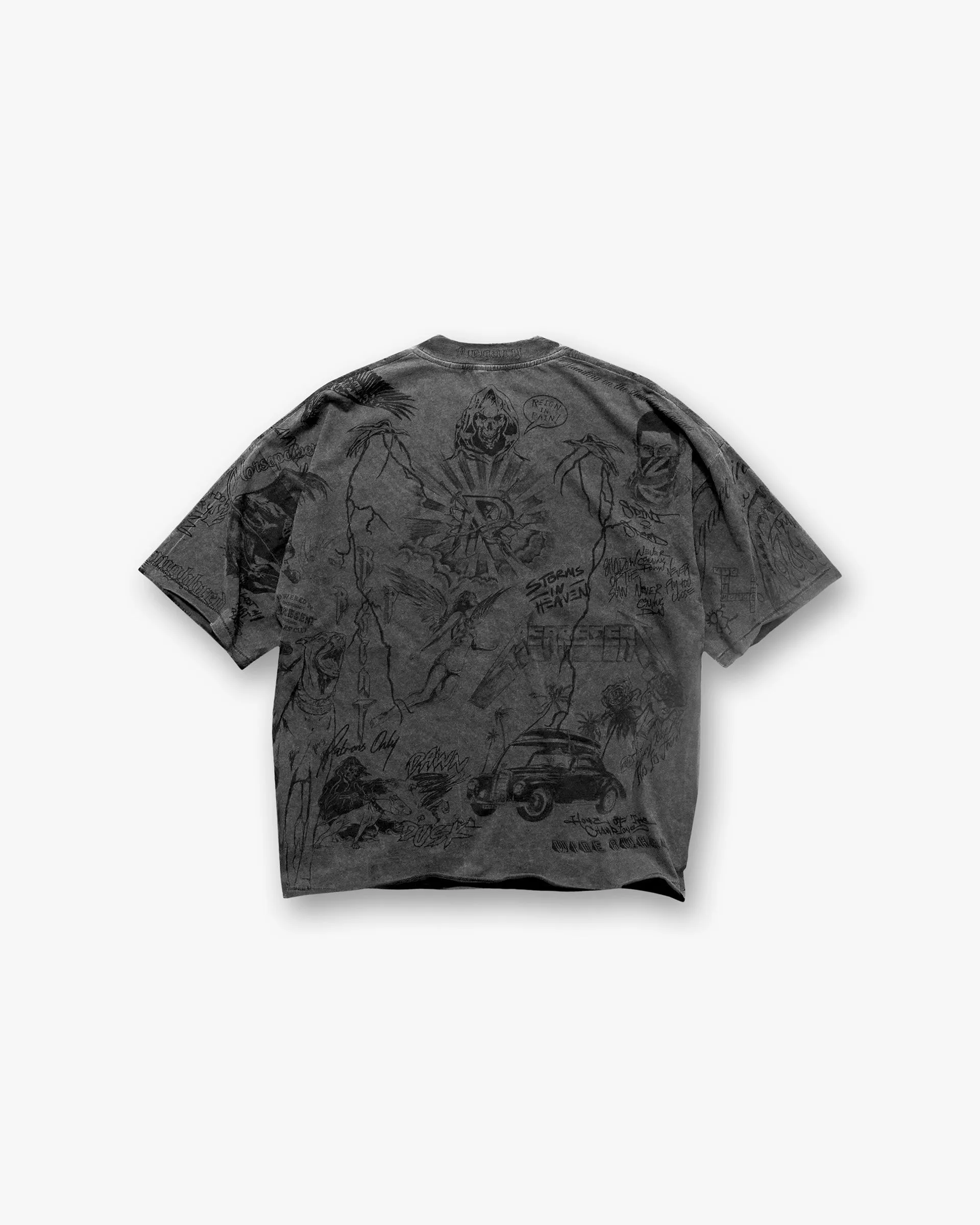 Legacy T-Shirt - Vintage Grey Regular Fit Cozy Design