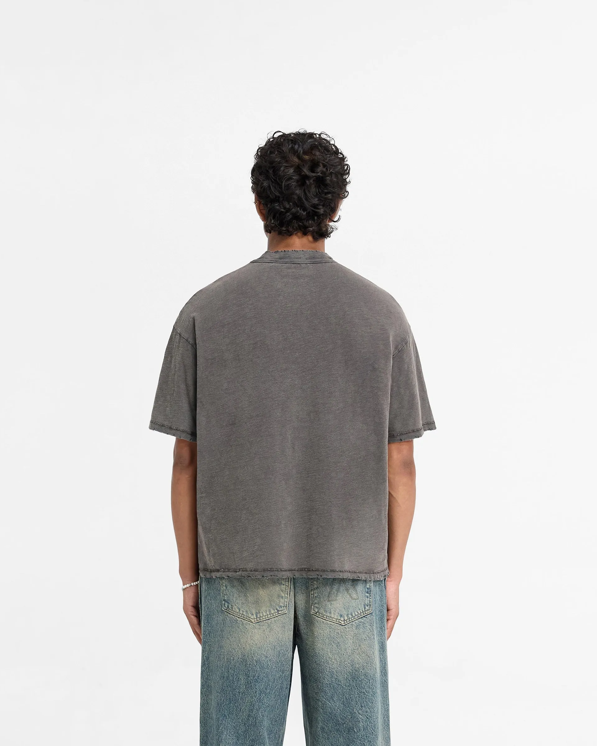 Slub T-Shirt - Vintage Grey Comfortable Casual