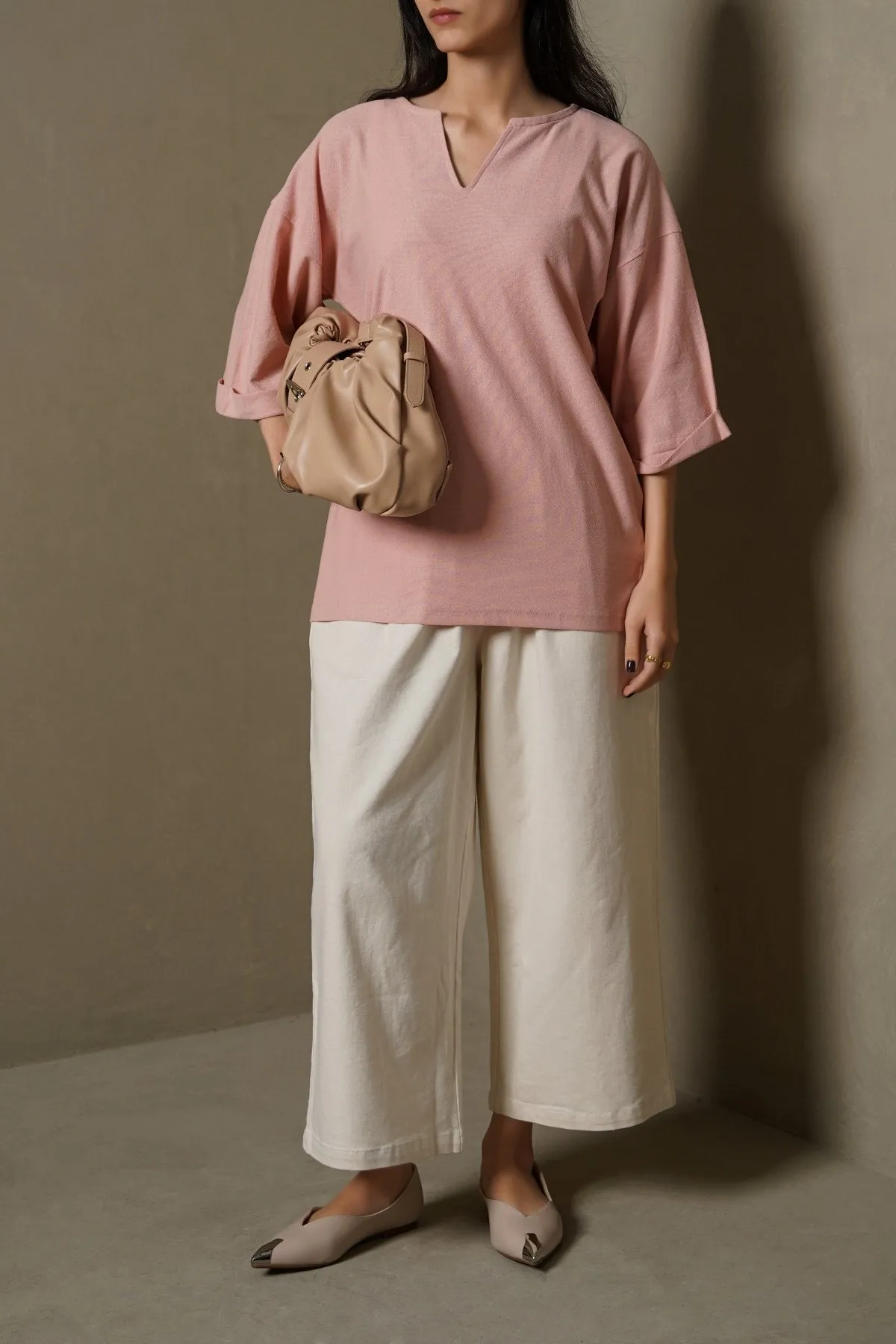 Mesh Lined Reflective details Lightweight Durable Material CREPE COASTAL TEE