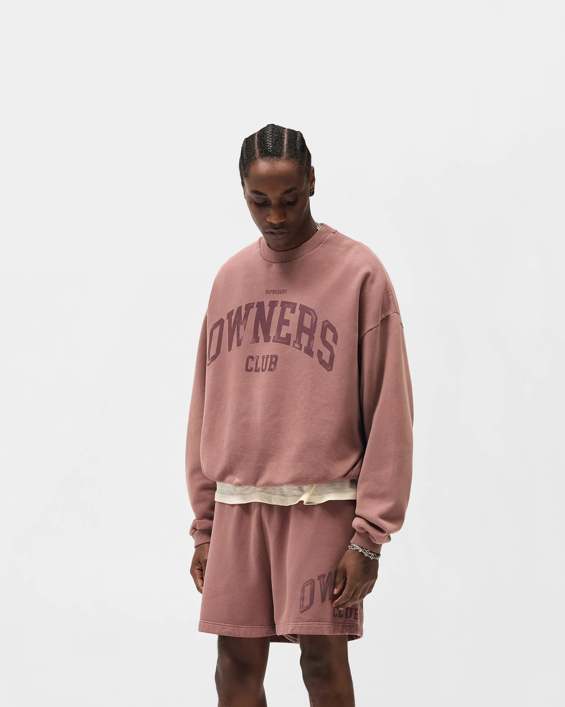 Represent Owners Club Sweater - Smoked Rose Business Ready