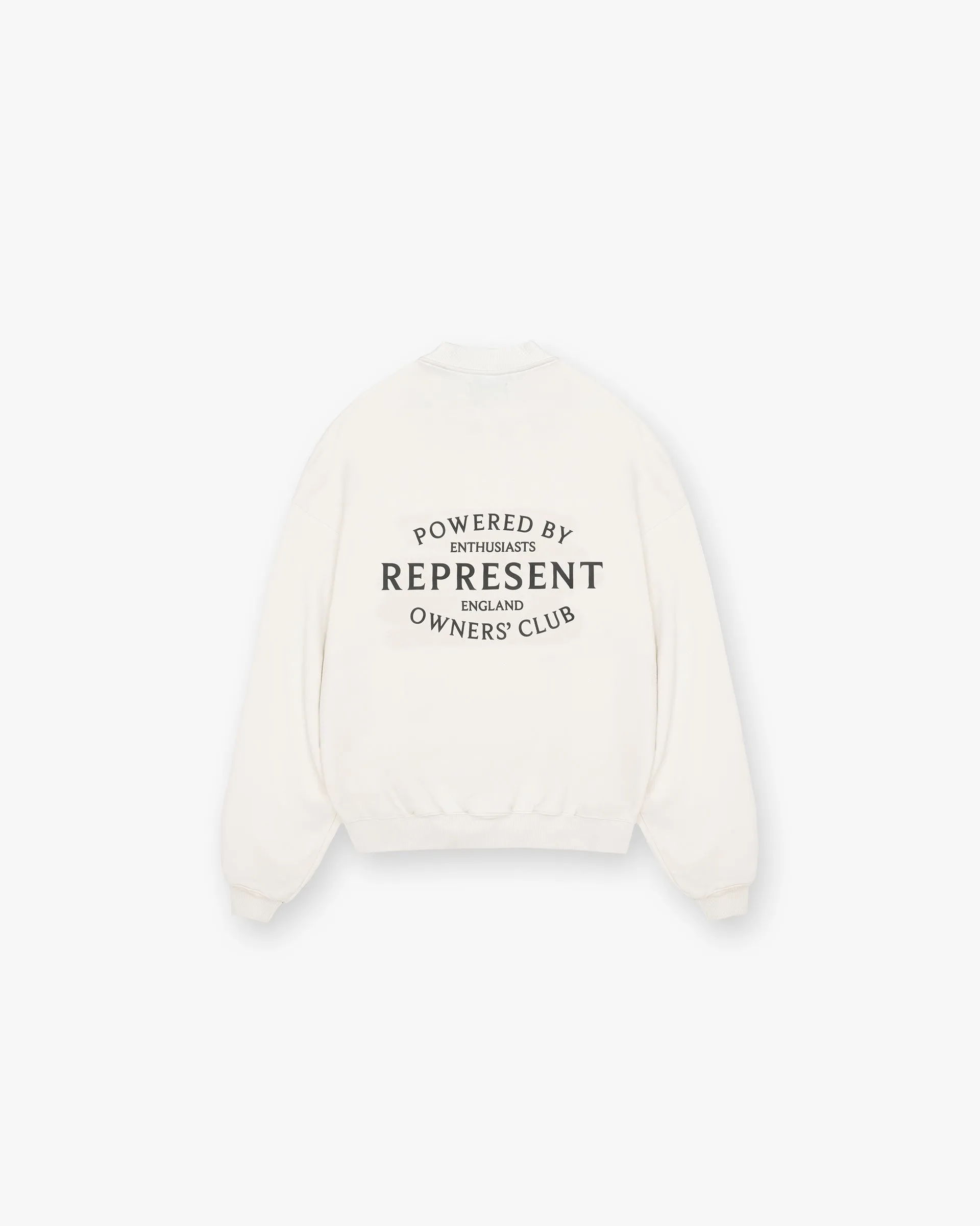 Represent Owners Club Stamp Sweater - Flat White duck cloth