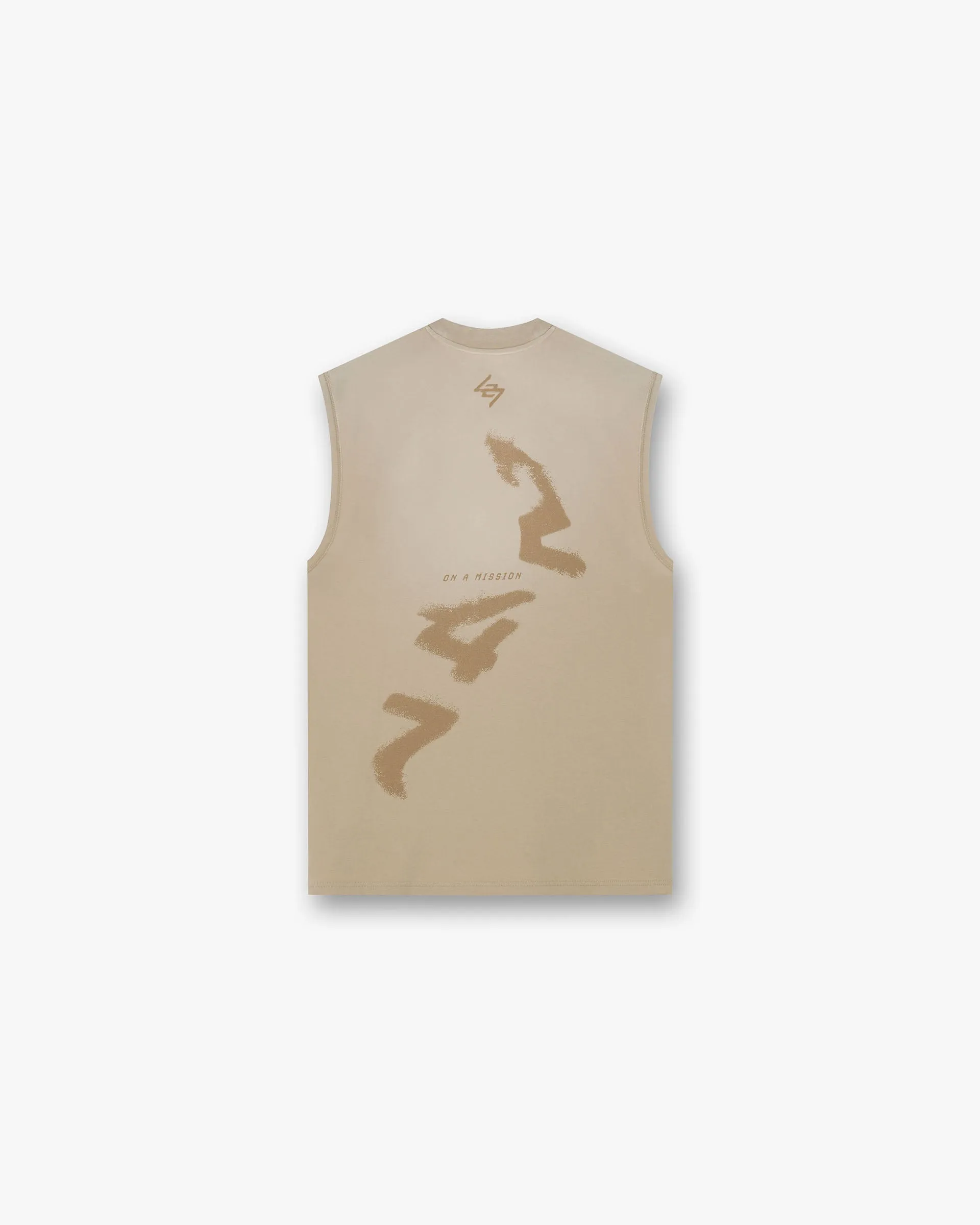 Standard Body Fit 247 Motion Oversized Tank - Pebble