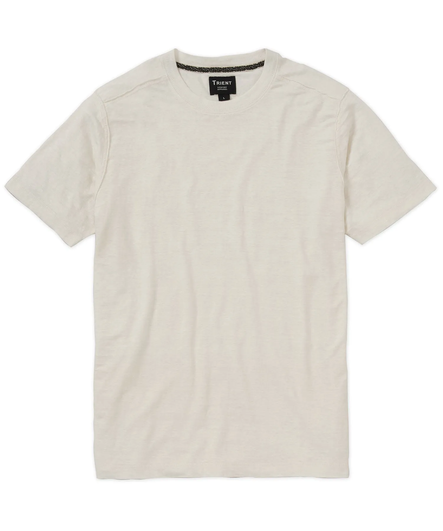 Subtle design Graphic Art Linen Crewneck Tee