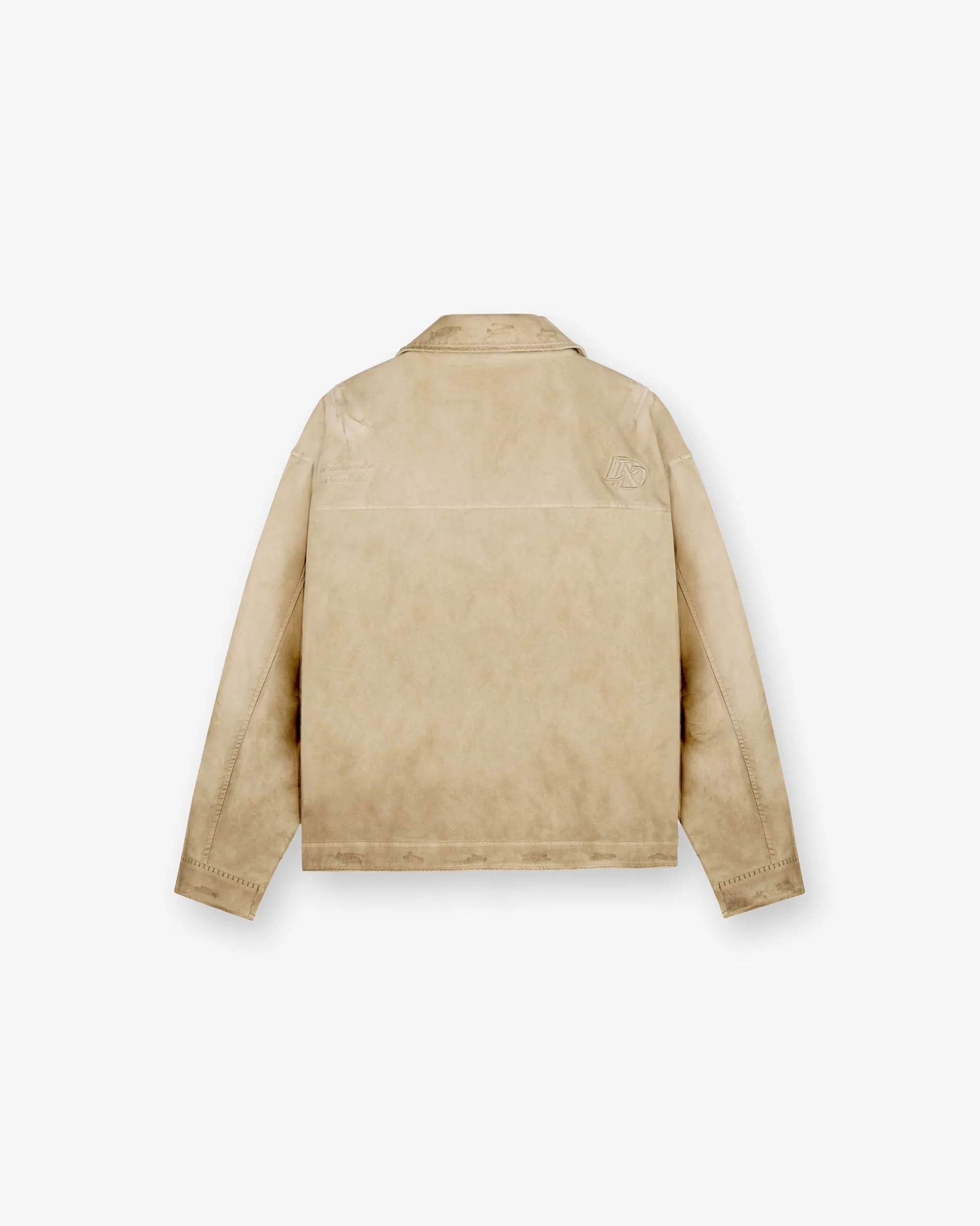Represent X Duke   Dexter Multi Patch Carpenter Jacket - Sand Layered Cuff System
