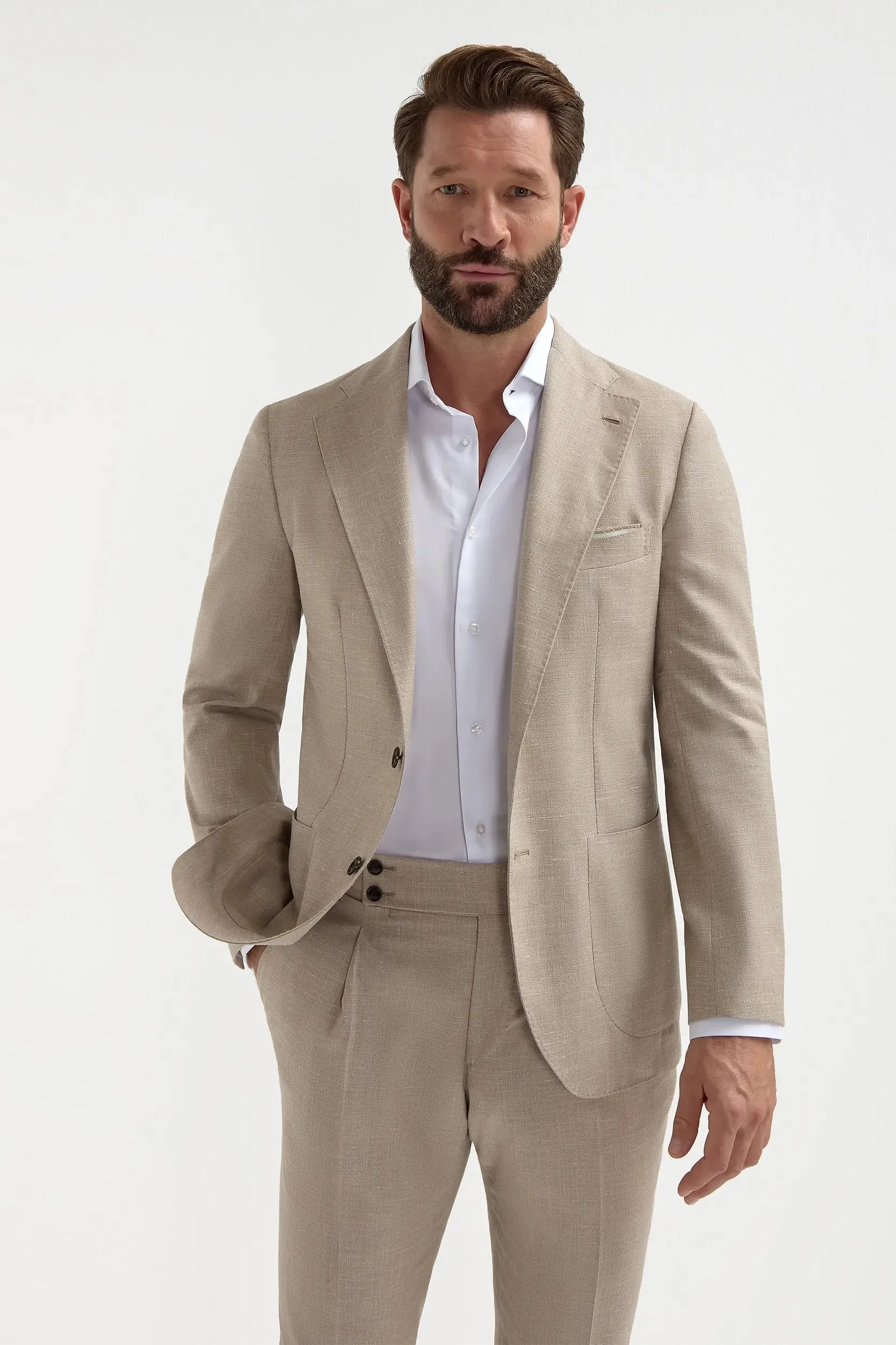 Lightweight clothing Beige Suit - Made in Italy