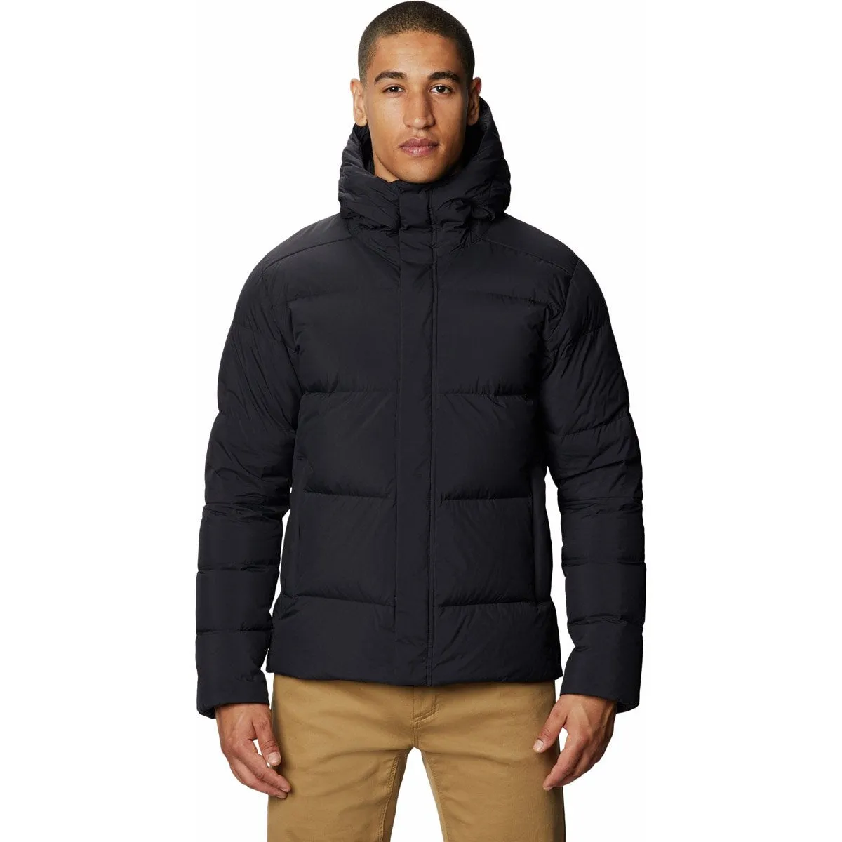 Men's Glacial Storm Jacket Bonded Closure Mechanism