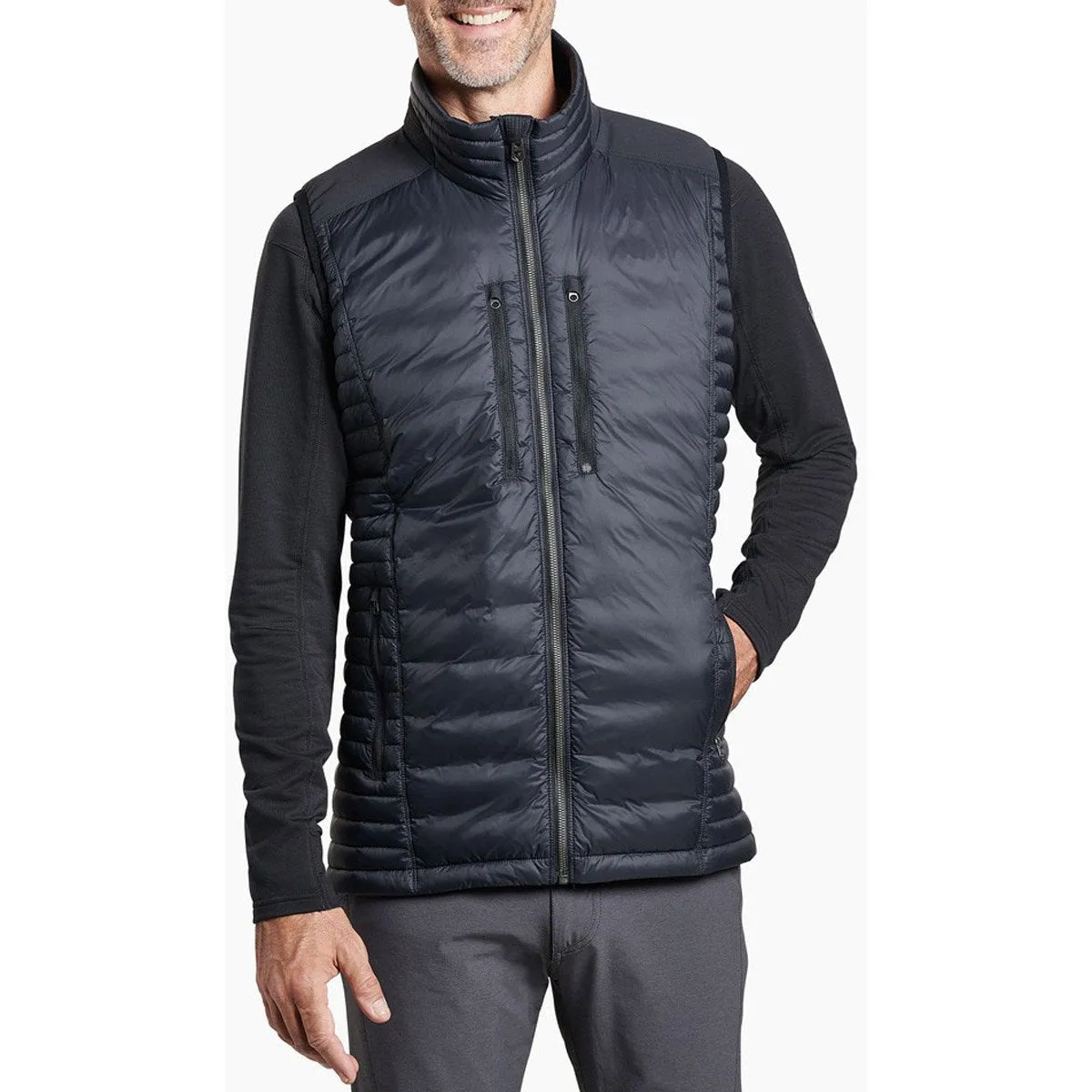 Men's Spyfire Vest Reinforced Elbow Patches Soft Lined Interior