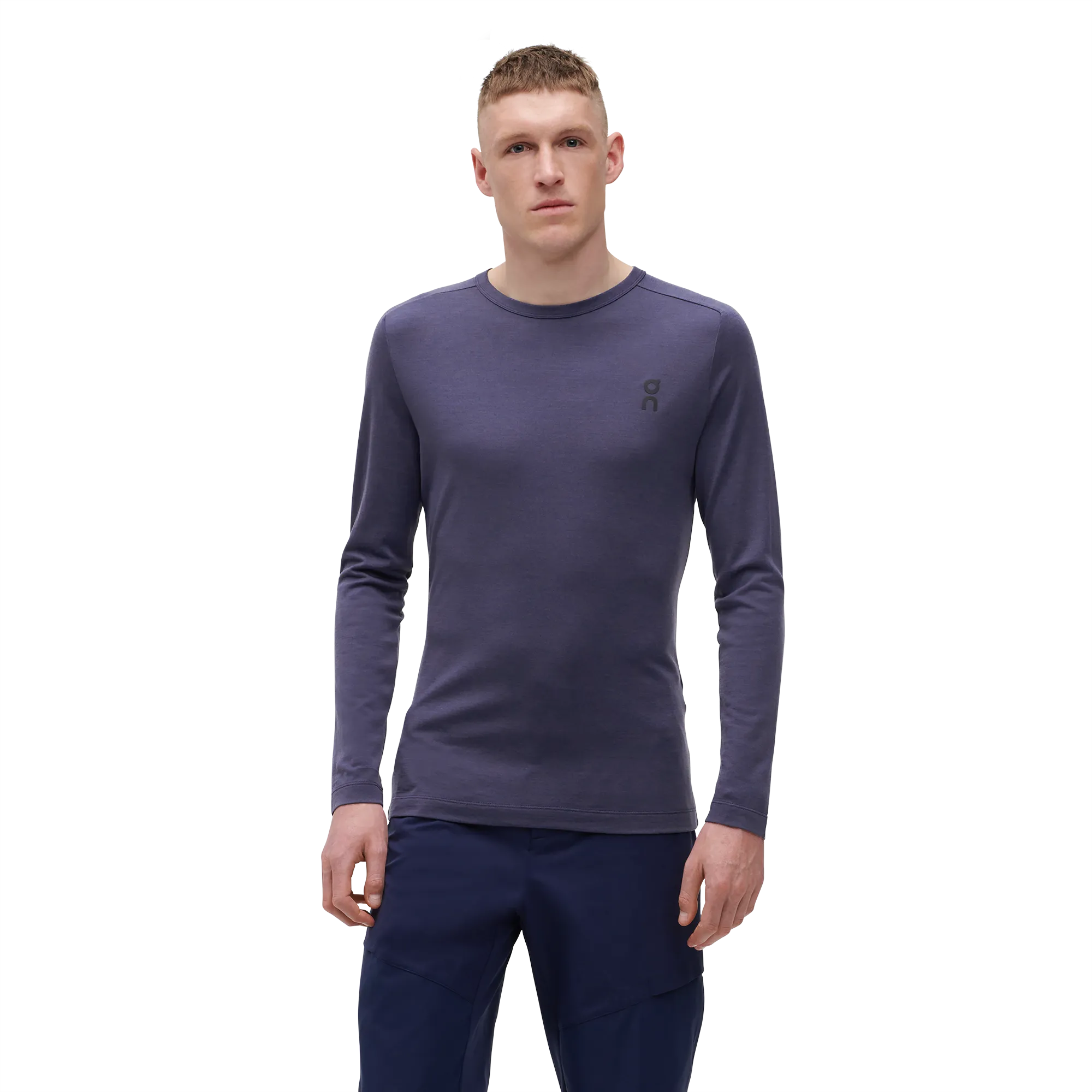 Luxury exclusivity Printed Logo Merino Long-T