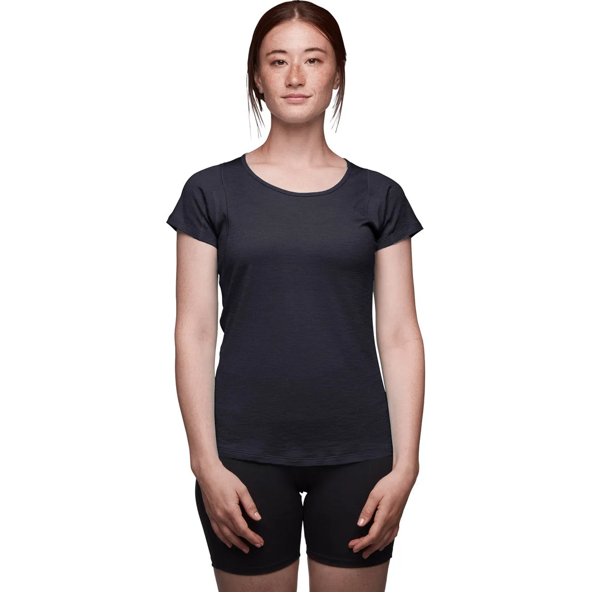 Women's Rhythm Short Sleeve Tee LightweightMaterial Reversible Layering Tech