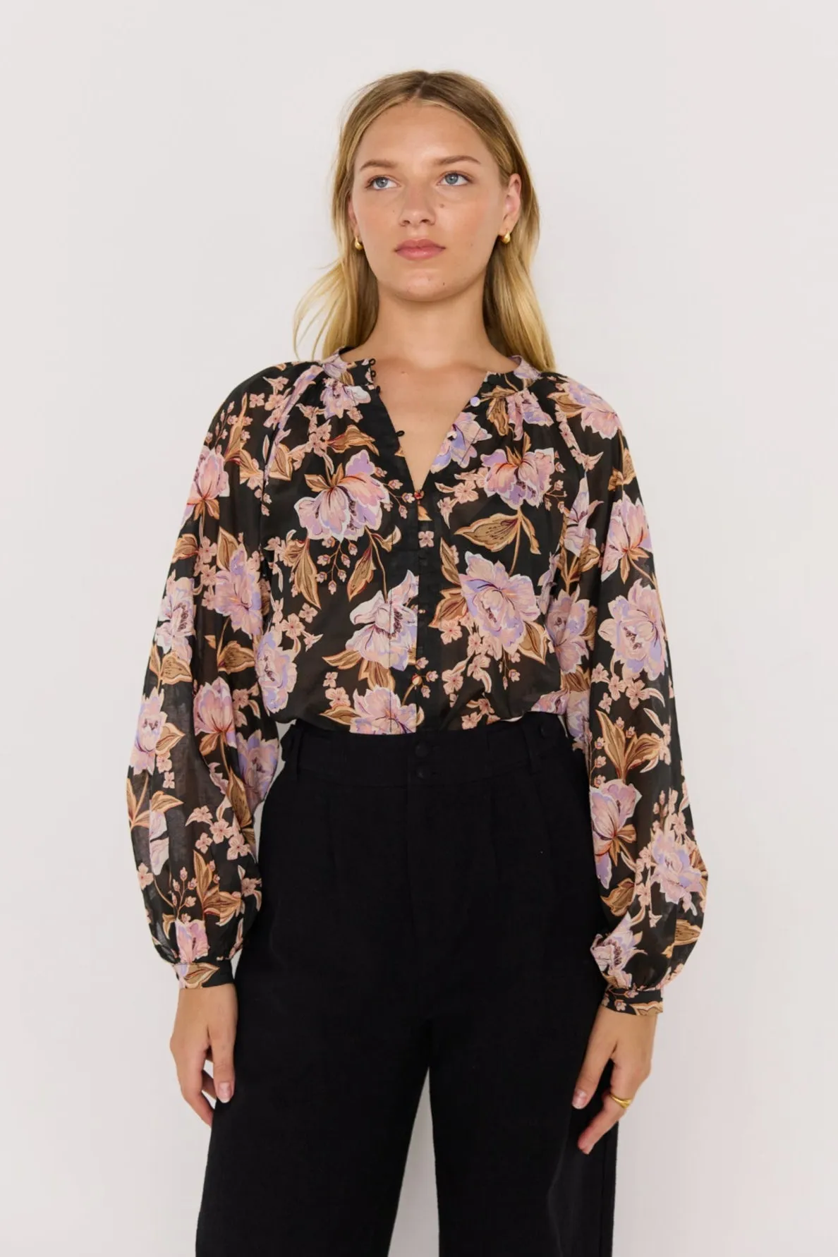 QuickDry Minkpink Willow Blouse Floral