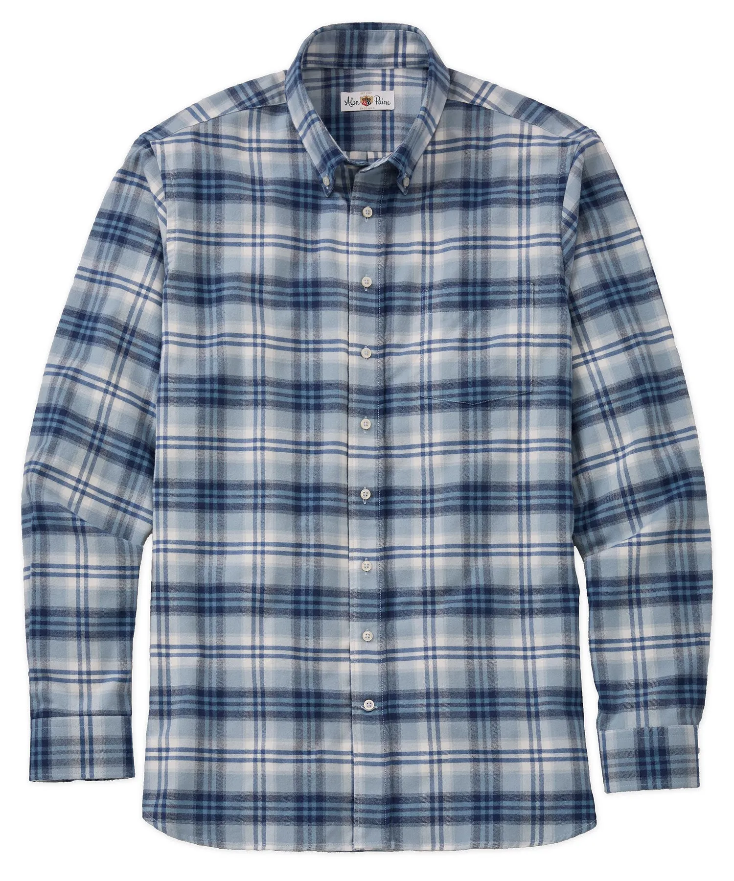 Mirfield Tattersall Long-Sleeve Sport Shirt Bold Pattern