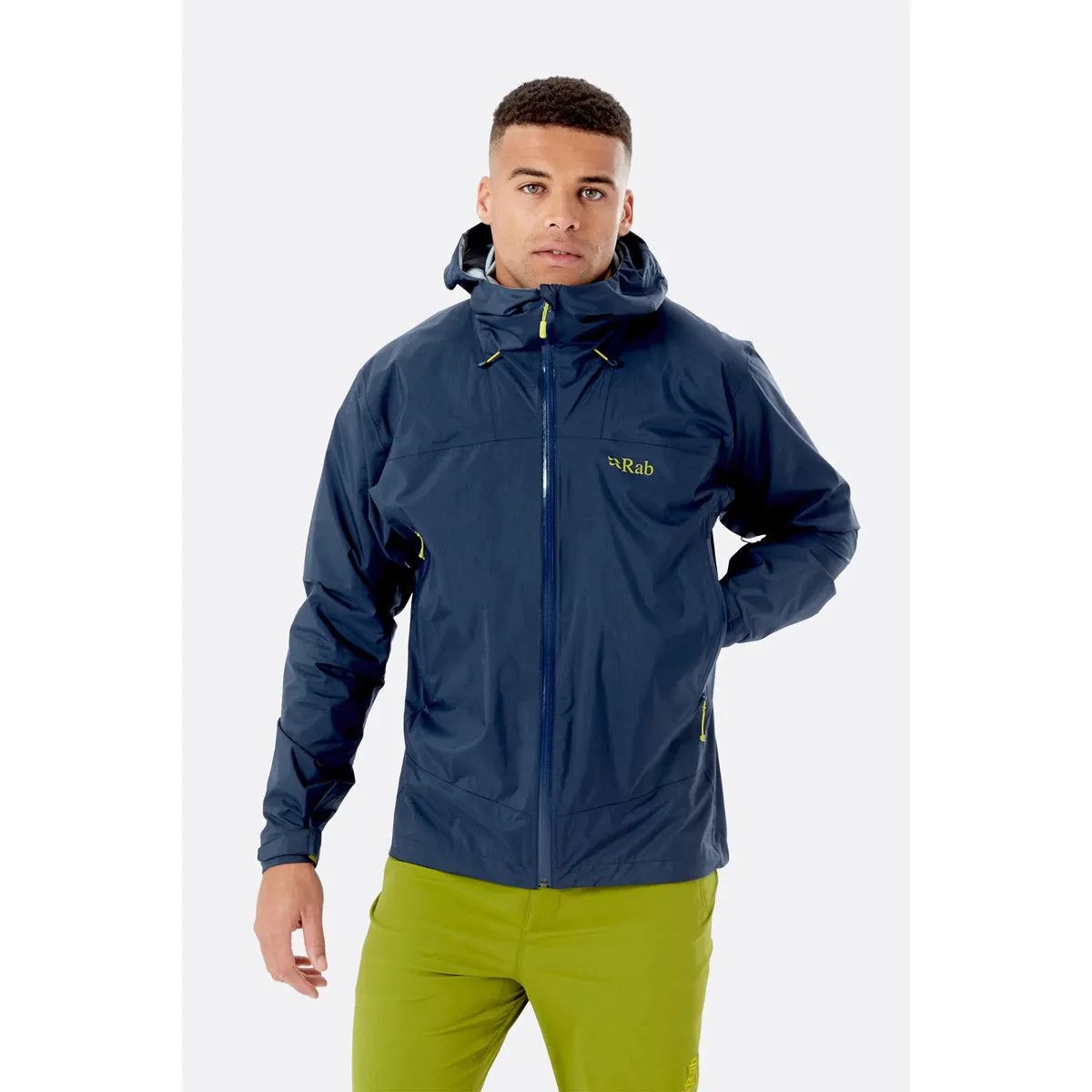 Men's Downpour Plus 2.0 Jacket Adjustable Hood UV Protection Finish