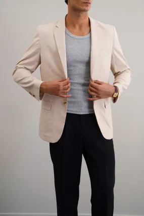 RESORT LINEN BLAZER ThermalReflective wrinkle free finish