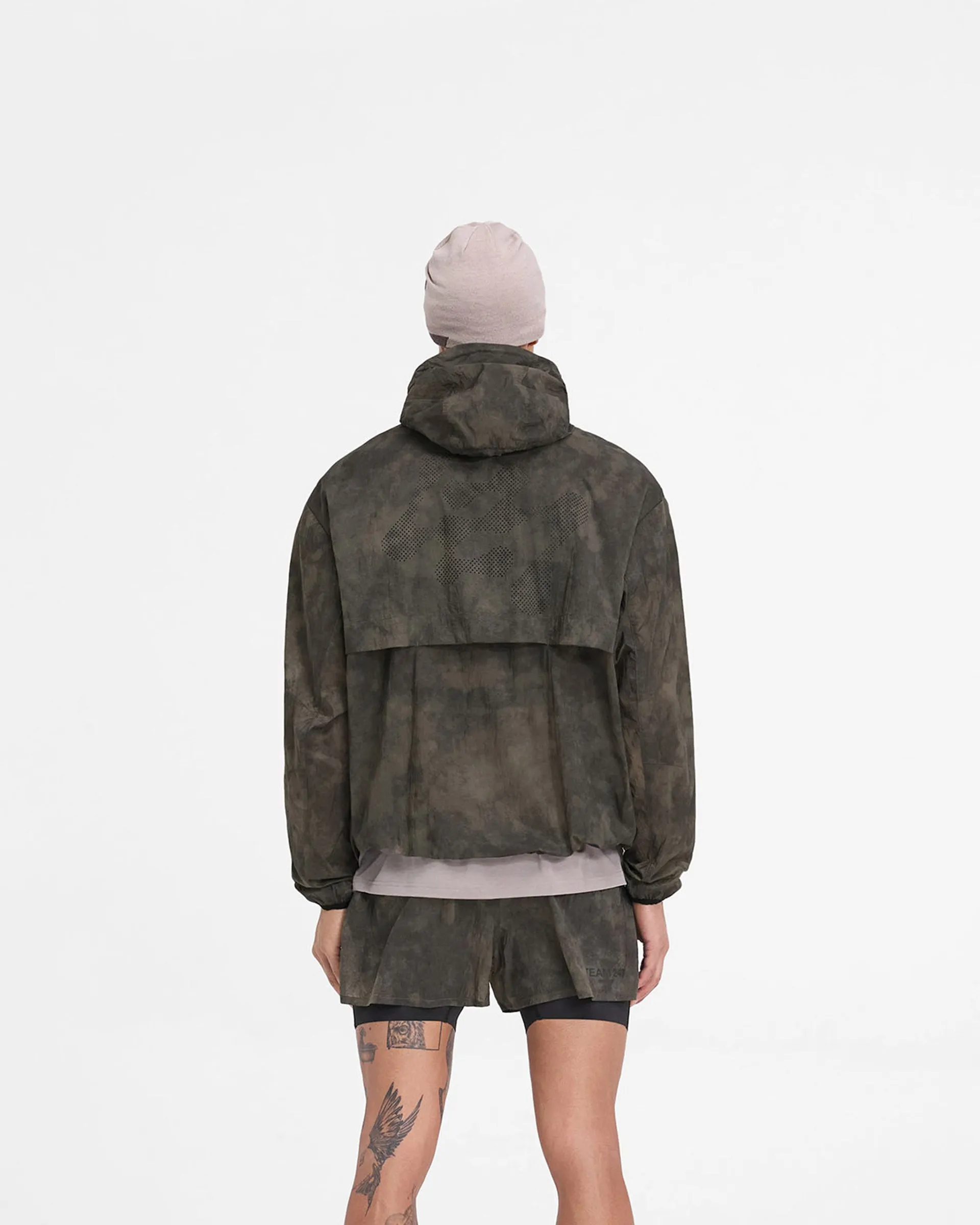 Non Irritating Lining Canvas Make 247 Hooded Training Jacket - Terrain