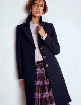 3-In-1 Set Mid Season Wear Newport Wool Coat-Navy