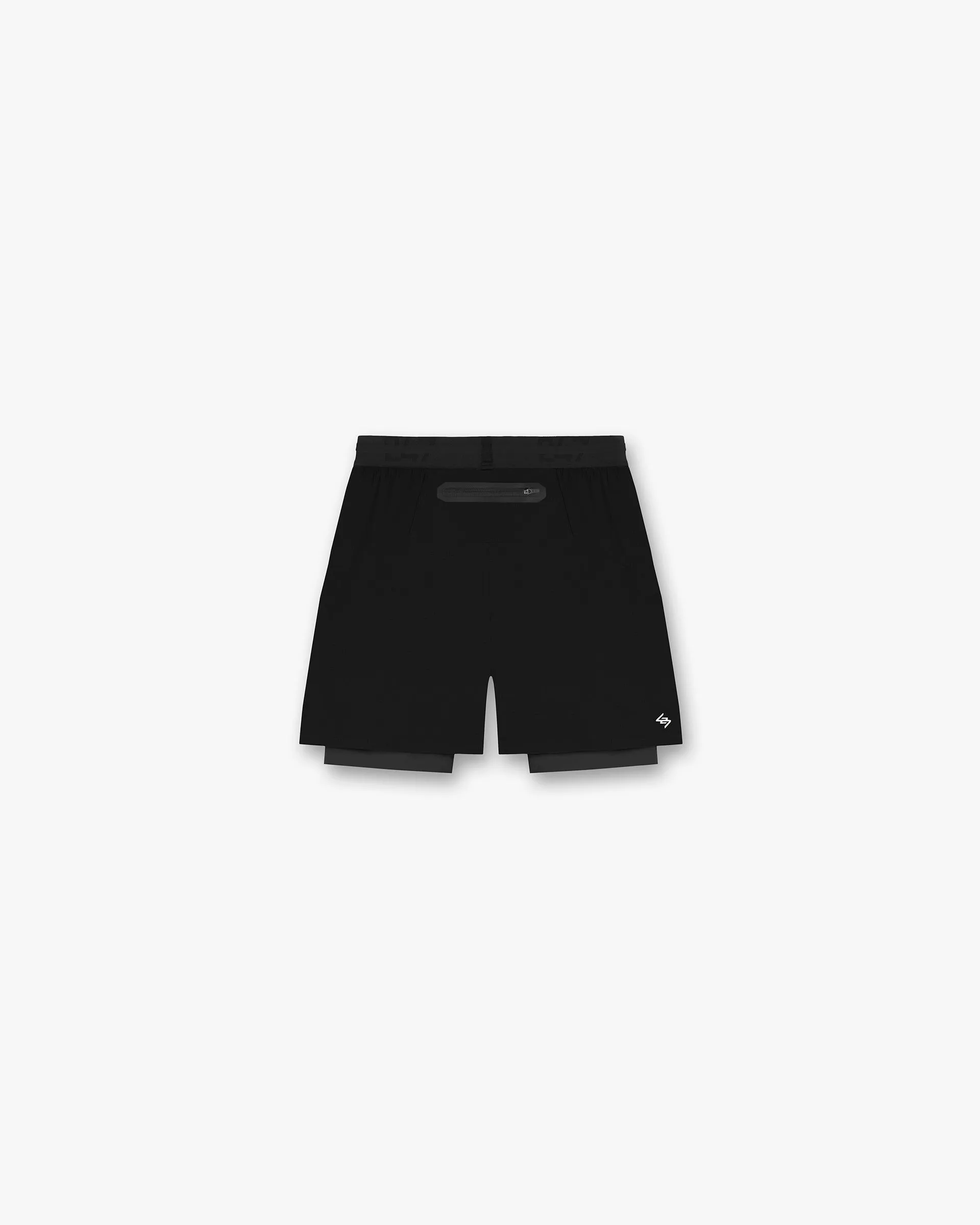 Regular Fit 247 Trail Short - Jet Black