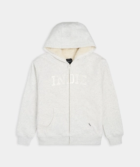 The Sherpa Huntington Hoodie - Light Grey Marle/White Quick Fit Comfort Sport Performance Design