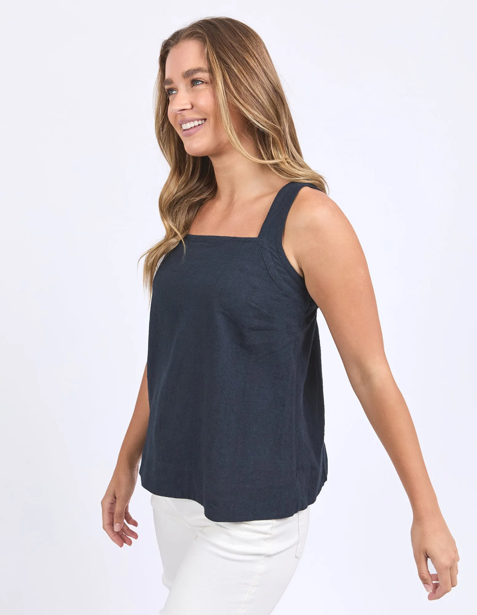 Foxwood Lourdes Top Navy LightReflectiveTrim
