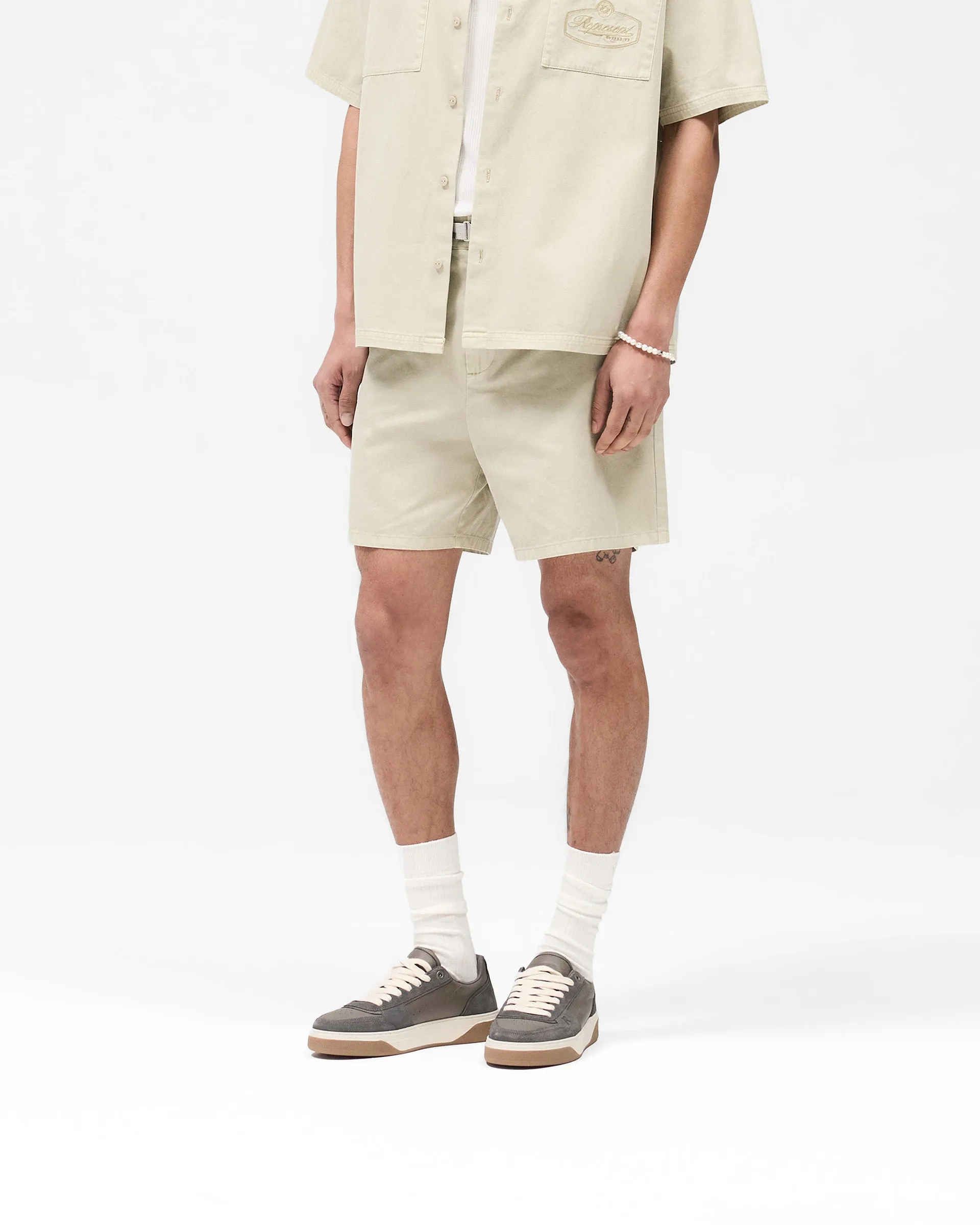 Cotton Tailored Short - Beige UV resistant