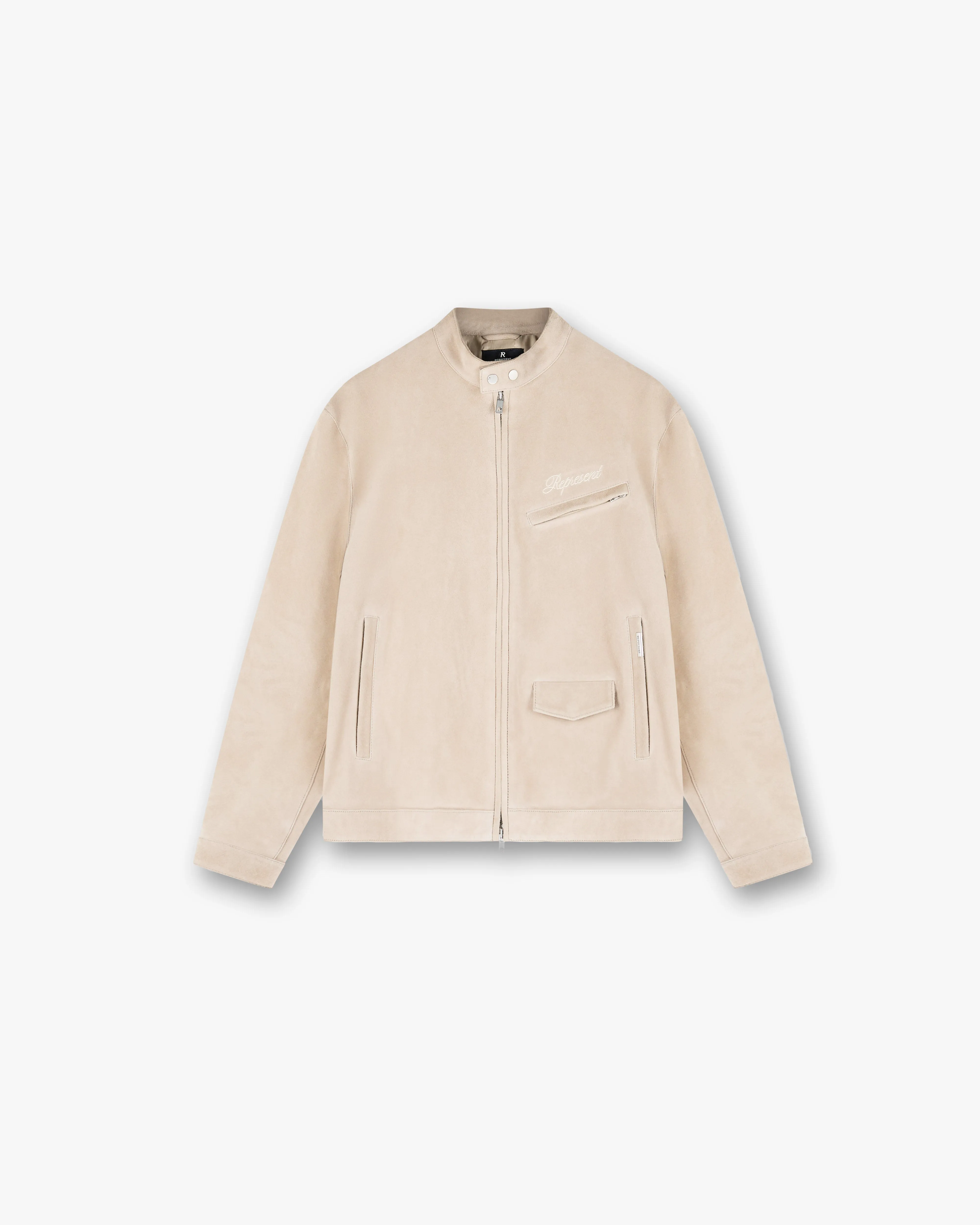 Street Explorer Fit Overdrive Suede Jacket - Beige