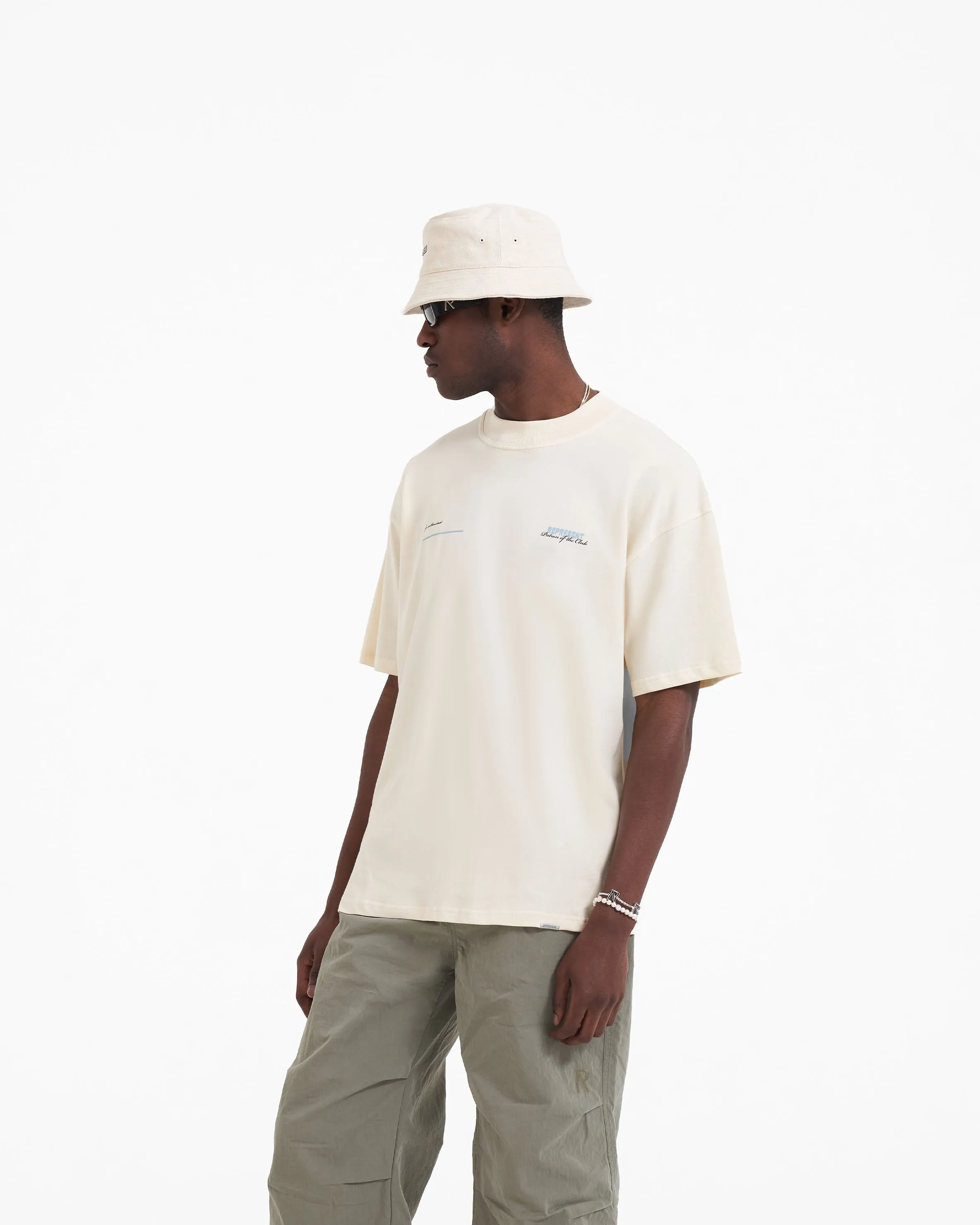 Outdoor Sports Patron Of The Club T-Shirt - Buttercream Powder Blue