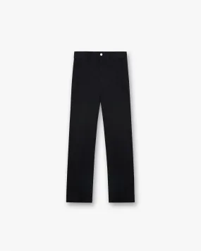 Cotton Pant - Black High-rise waist