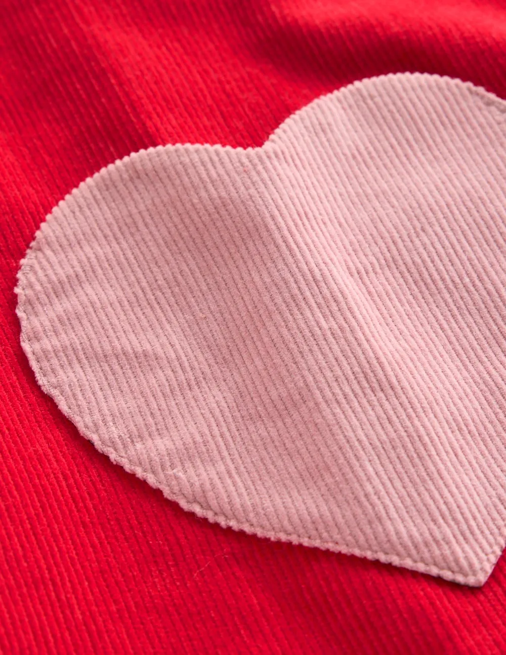 Comfortable Layering Saffy Cord Pinafore Dress-Poppy Red