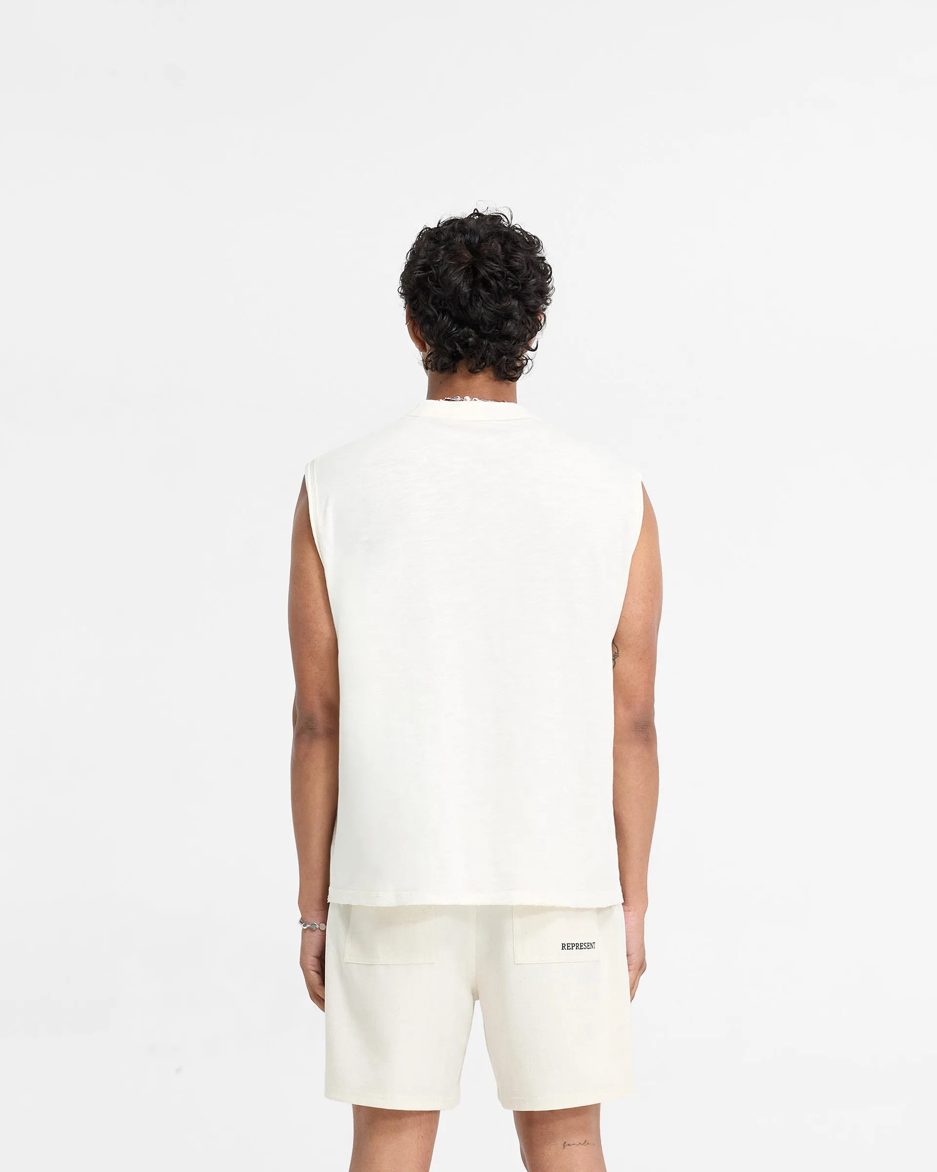 Slub Tank - Flat White Durable Style