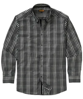 Plaited Check Long-Sleeve Sport Shirt Petite Option Versatile Piece