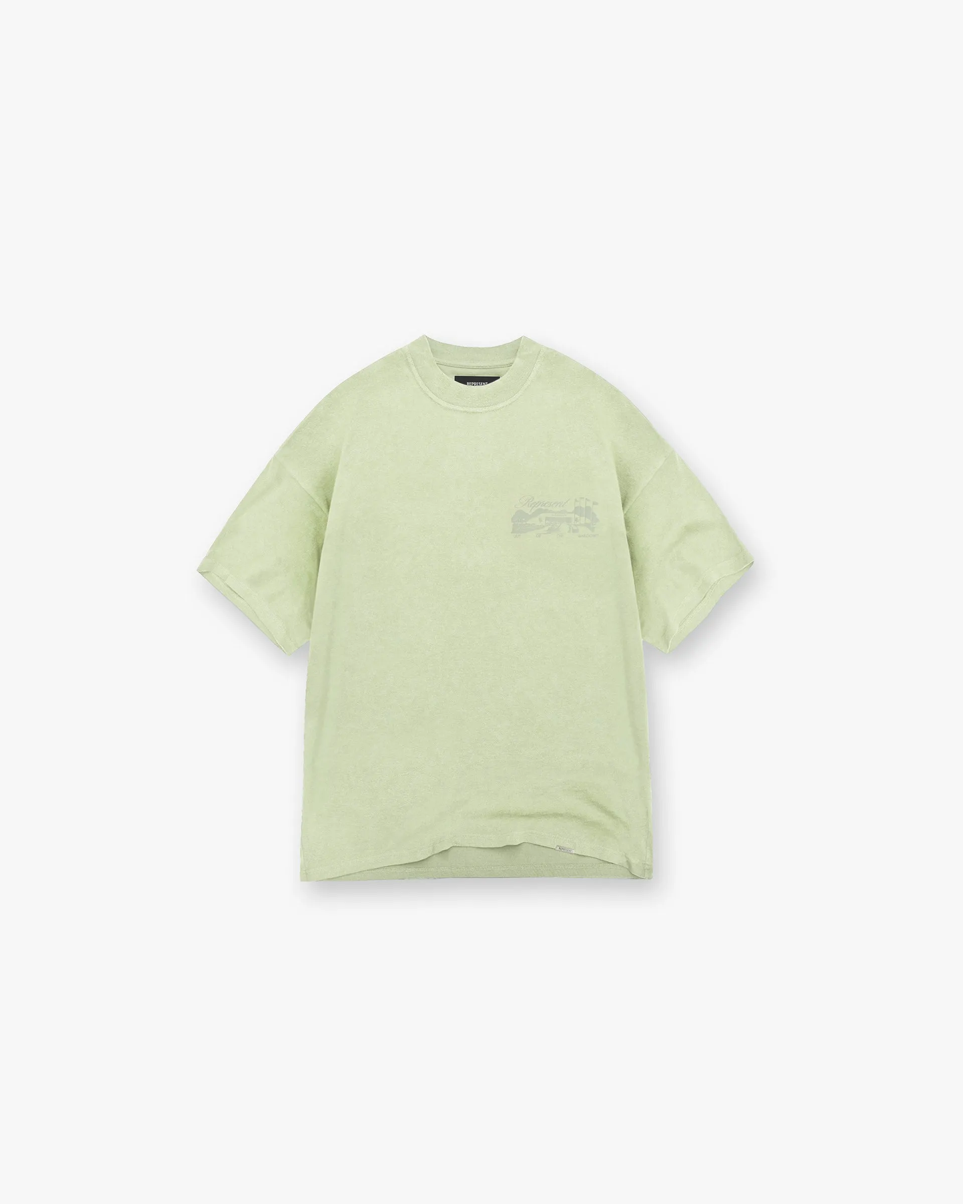 Raceway T-Shirt - Matcha Street Casual Look Perfect Layer Wear