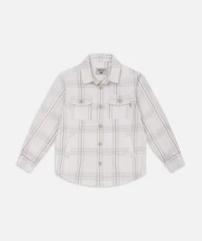 The San Antonio L/s Shirt - Cream Subtle pattern Layering Piece