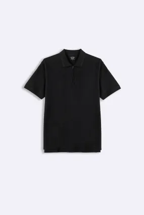 QUARTER ZIP POLO Comfort top Essential Comfort