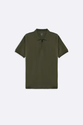 QUARTER ZIP POLO Everyday Essential