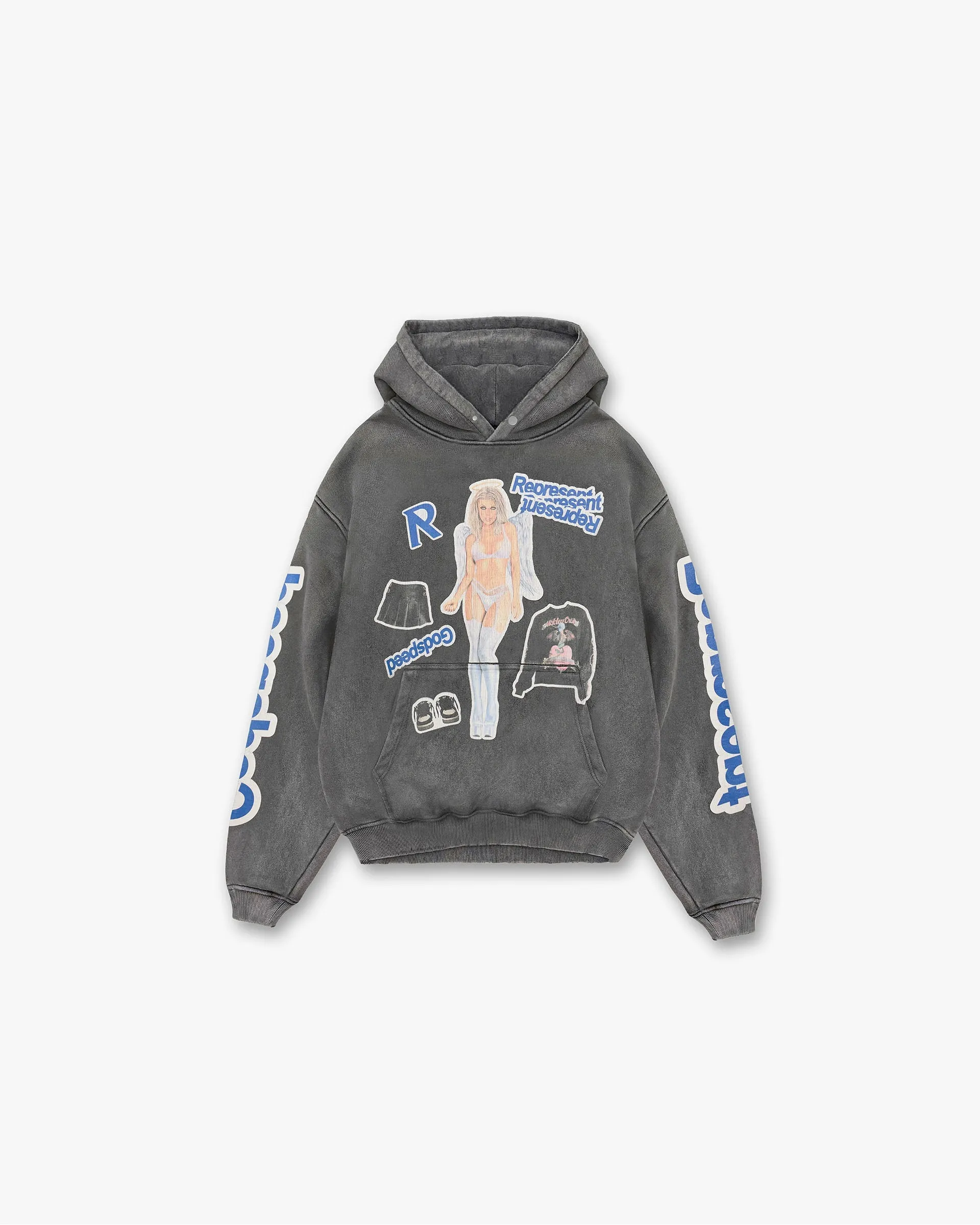 Question Your Innocence Hoodie - Vintage Grey Streetwear Basics All Purpose Layer