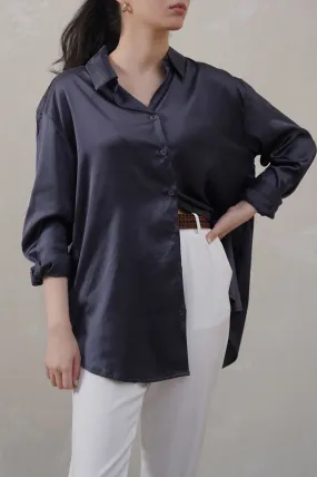 BASIC SILK SHIRT garden party