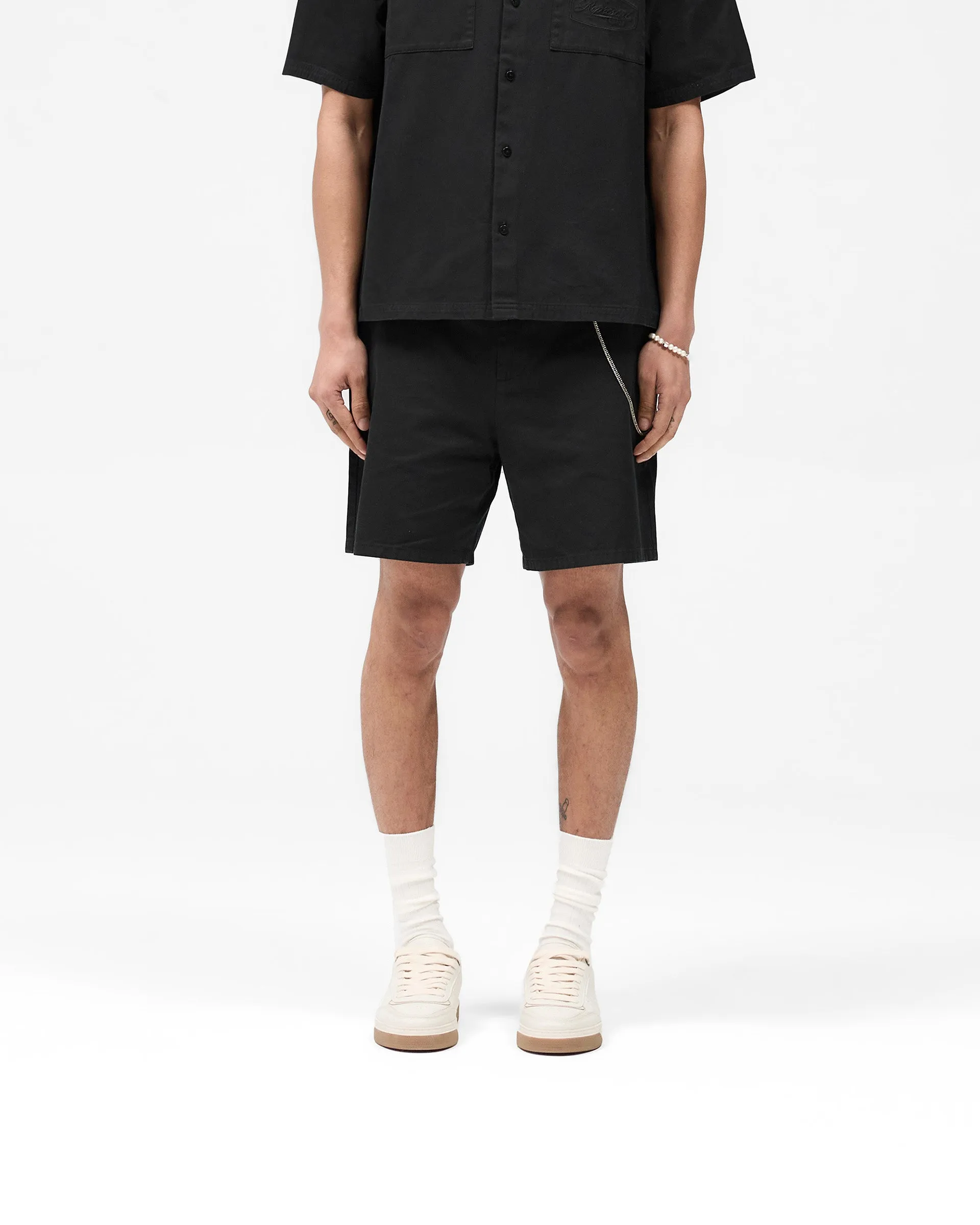 skateboarding gear Cotton Tailored Short - Jet Black