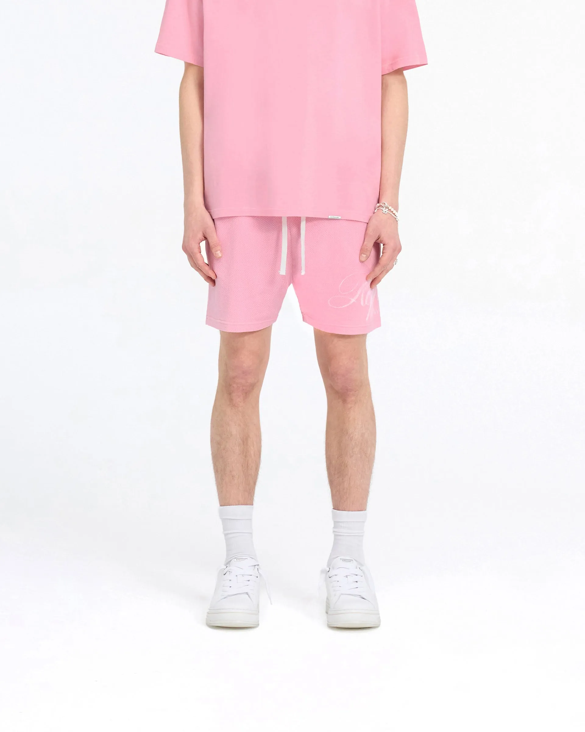 Sneakers sweater Represent Owners Club Script Mesh Shorts - Pink