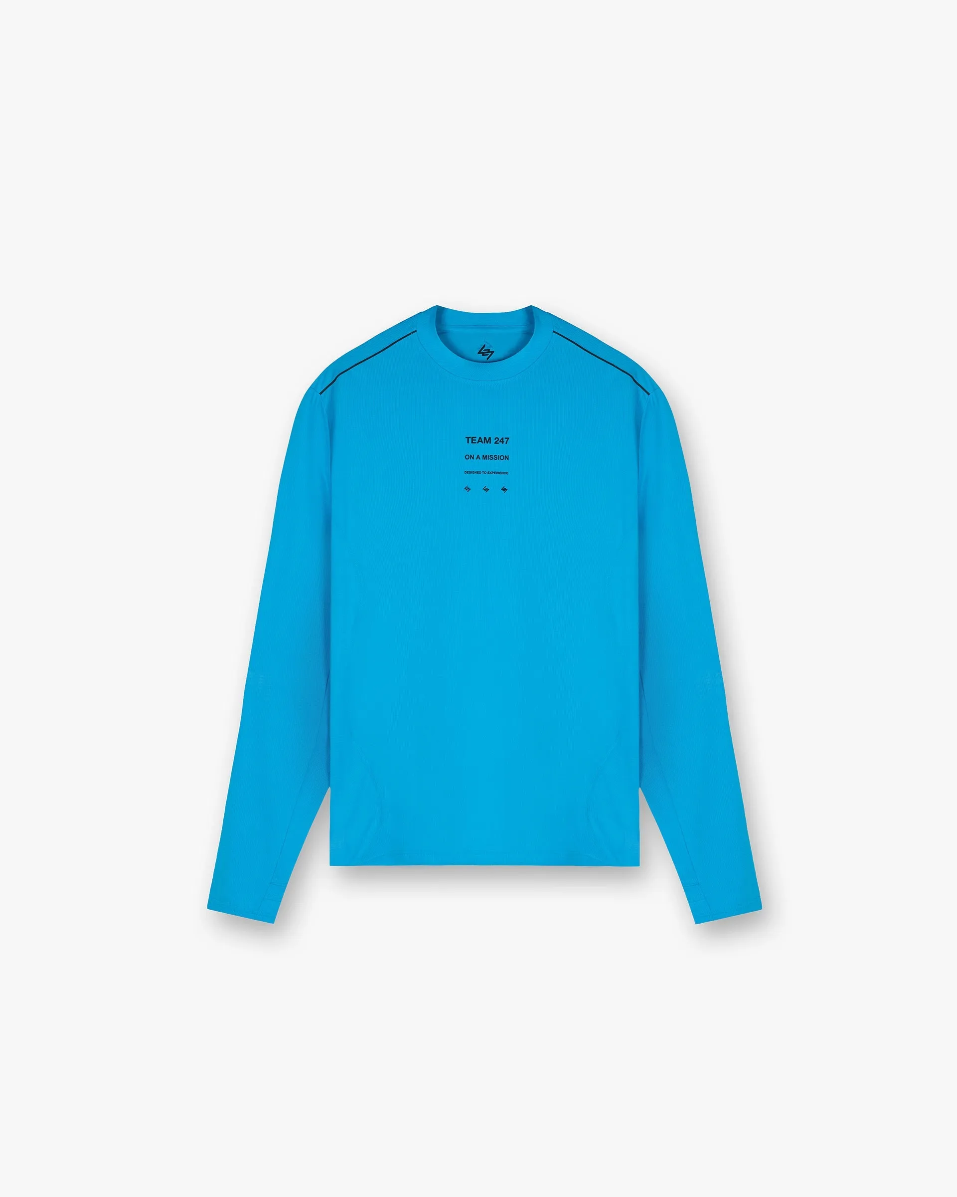 Cozy Vibes 247 Trail Long Sleeve T-Shirt - Electric Blue