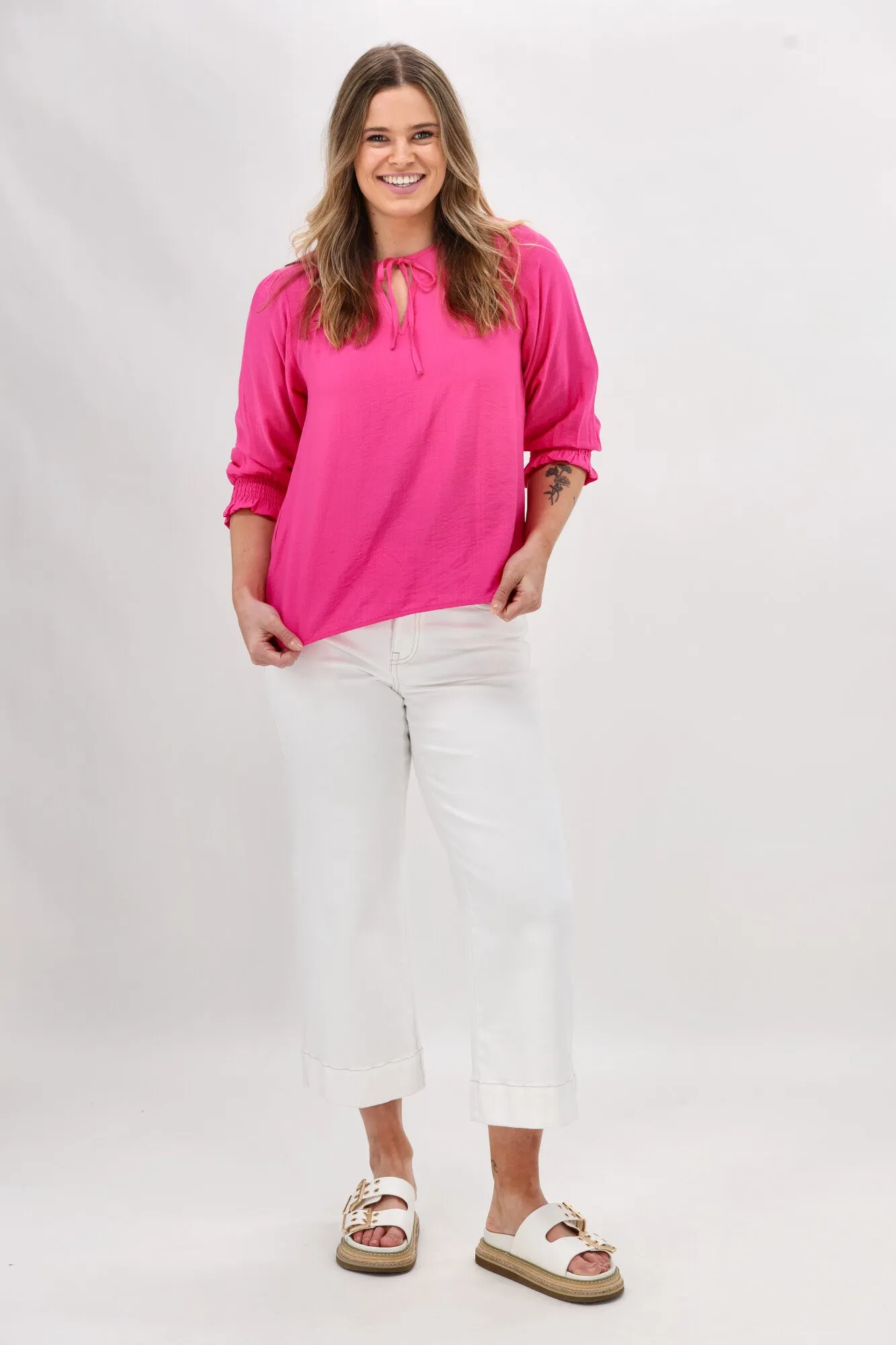 Sunday Boho St Tropez Top Pink Wear Resistant Edge