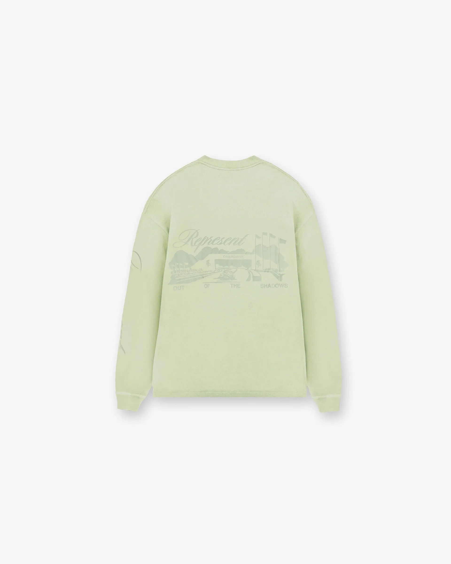 Raceway Long Sleeve T-Shirt - Matcha Daily Style Trend Comfortable Stretch