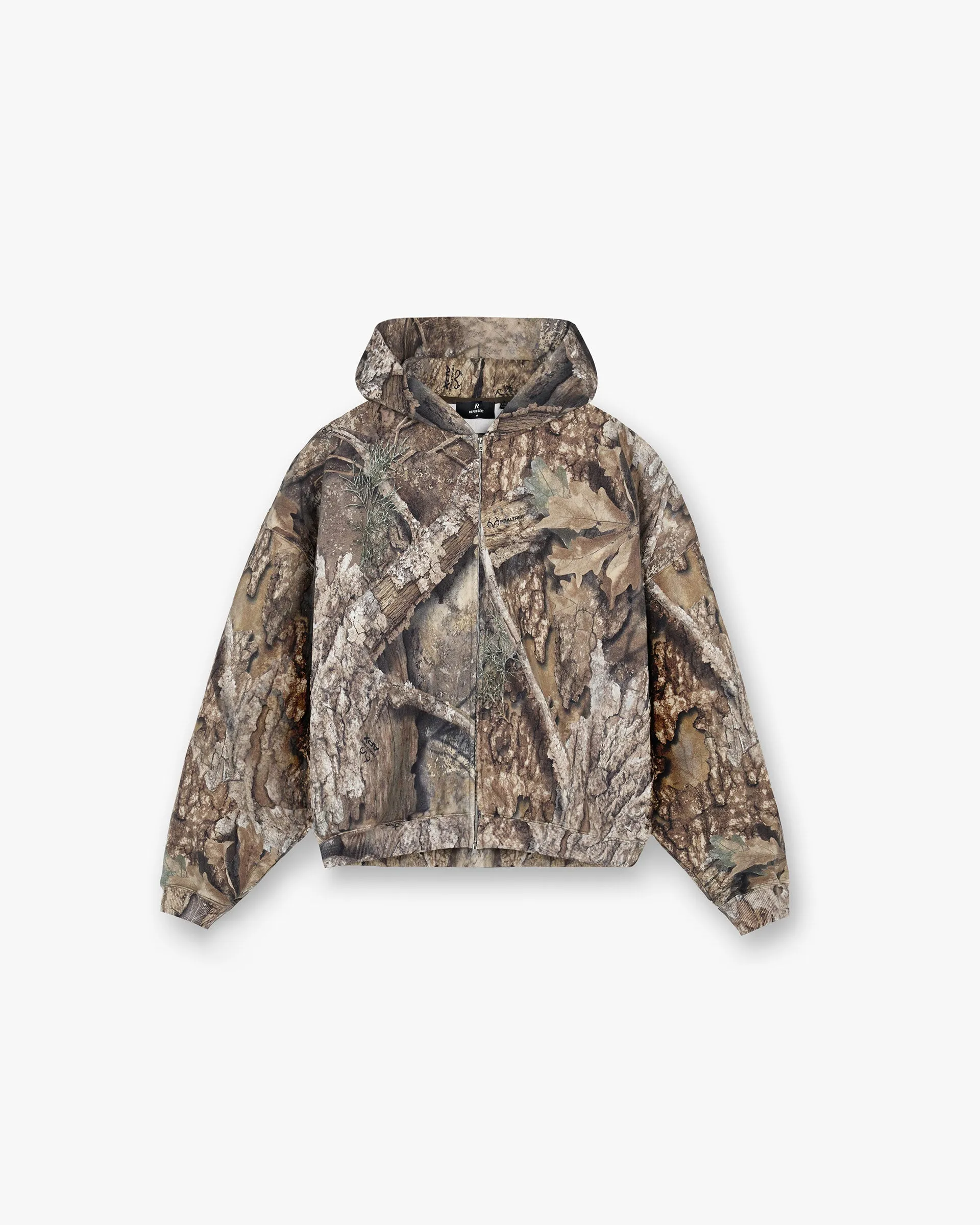 perfect for anniversaries Trendy Design Realtree? Zip Up Camo Boxy Hoodie - Camo
